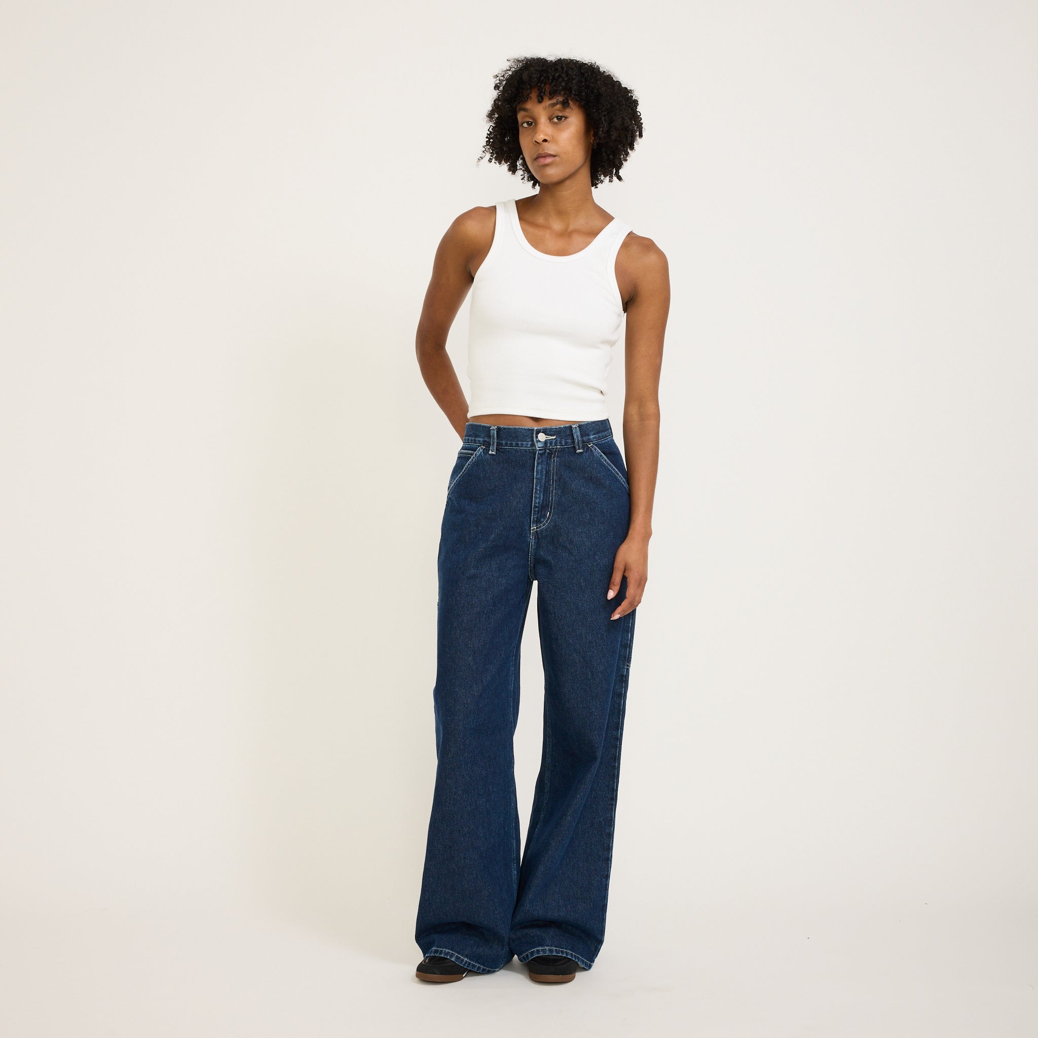 Carhartt WIP | Womens Jens Pant Marshfield Blue Stone Washed | Maplestore
