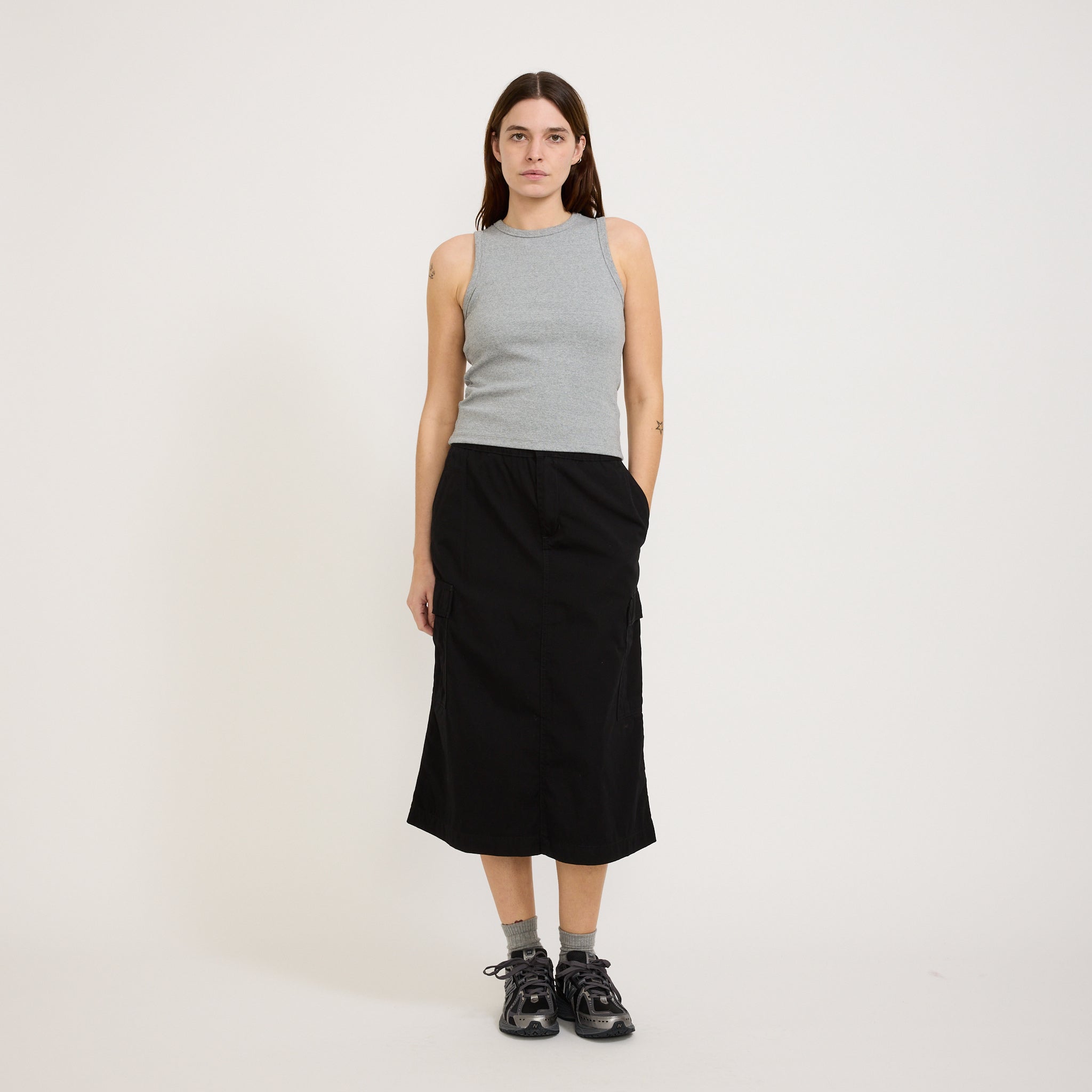 Carhartt WIP | Women's Jet Cargo Skirt Black | Maplestore