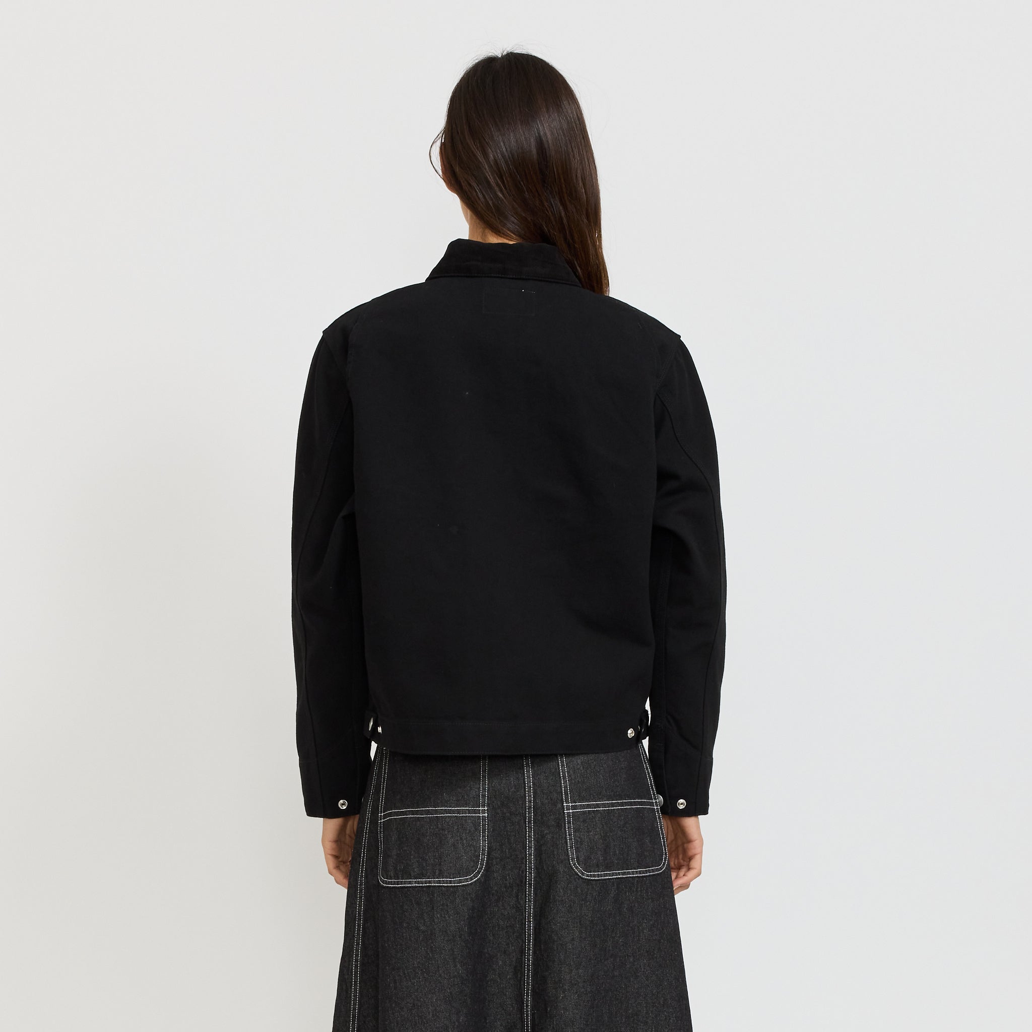 Carhartt WIP | Women's OG Detroit Jacket Black/Black Rinsed | Maplestore