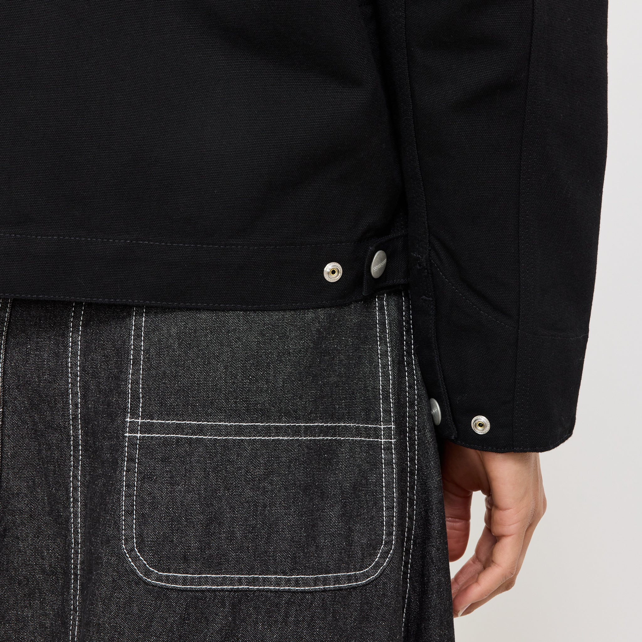Carhartt WIP | Women's OG Detroit Jacket Black/Black Rinsed | Maplestore