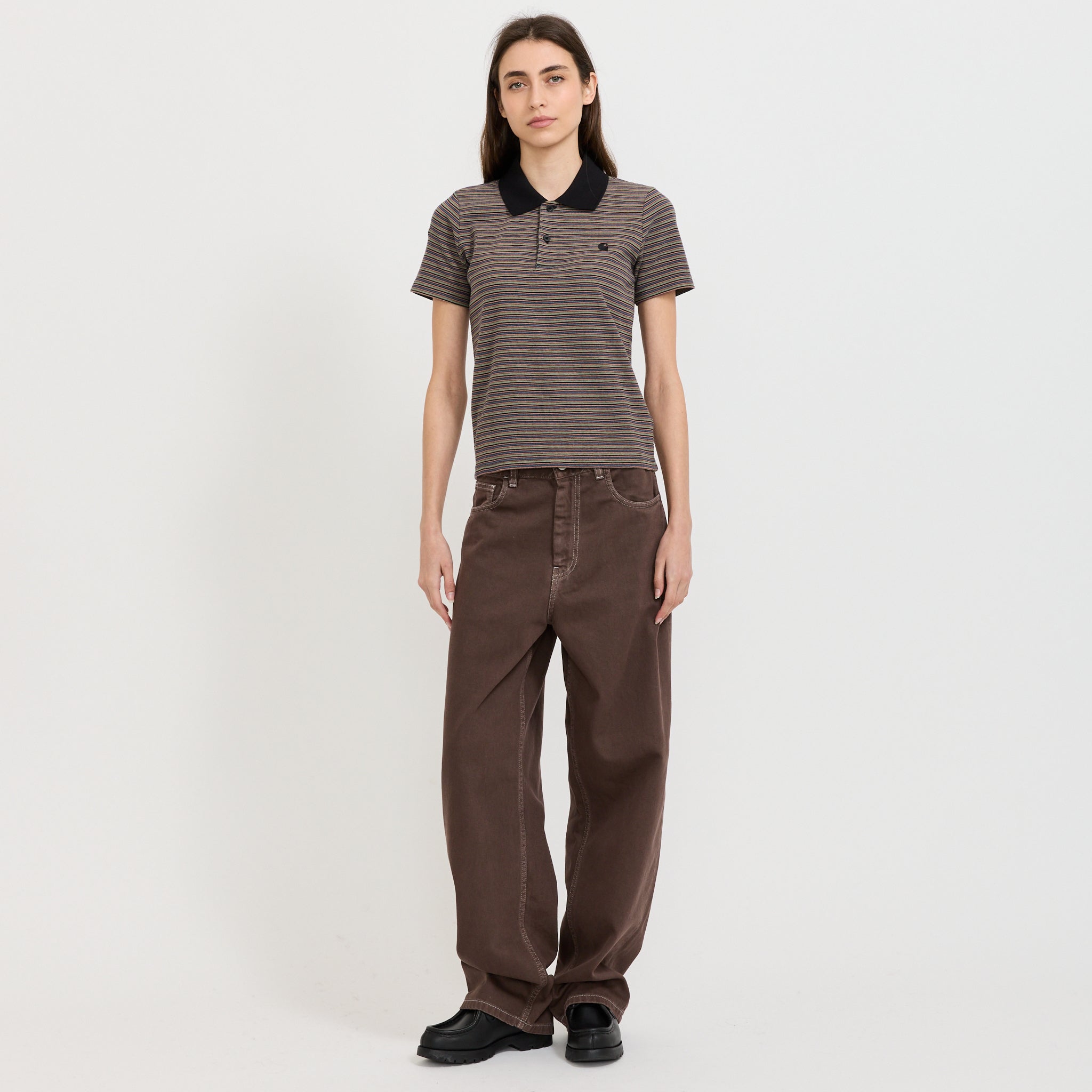 S/S Dion Polo Dion Stripe Lily