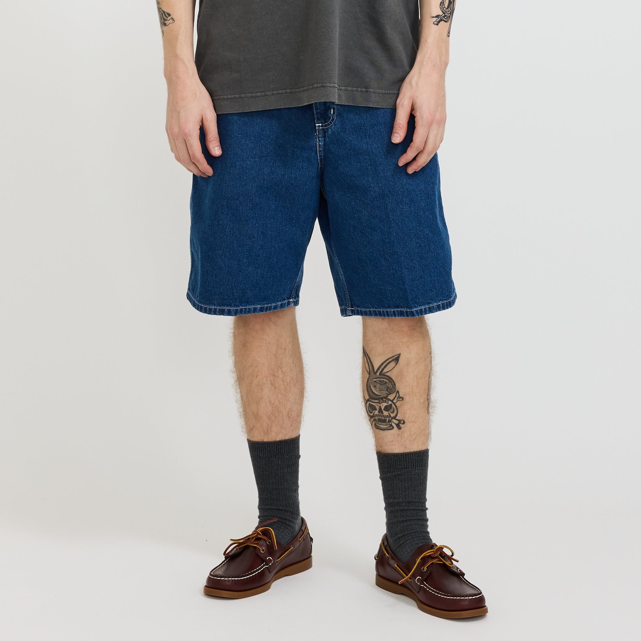 Carhartt WIP | Simple Short Blue Stone Washed | Maplestore