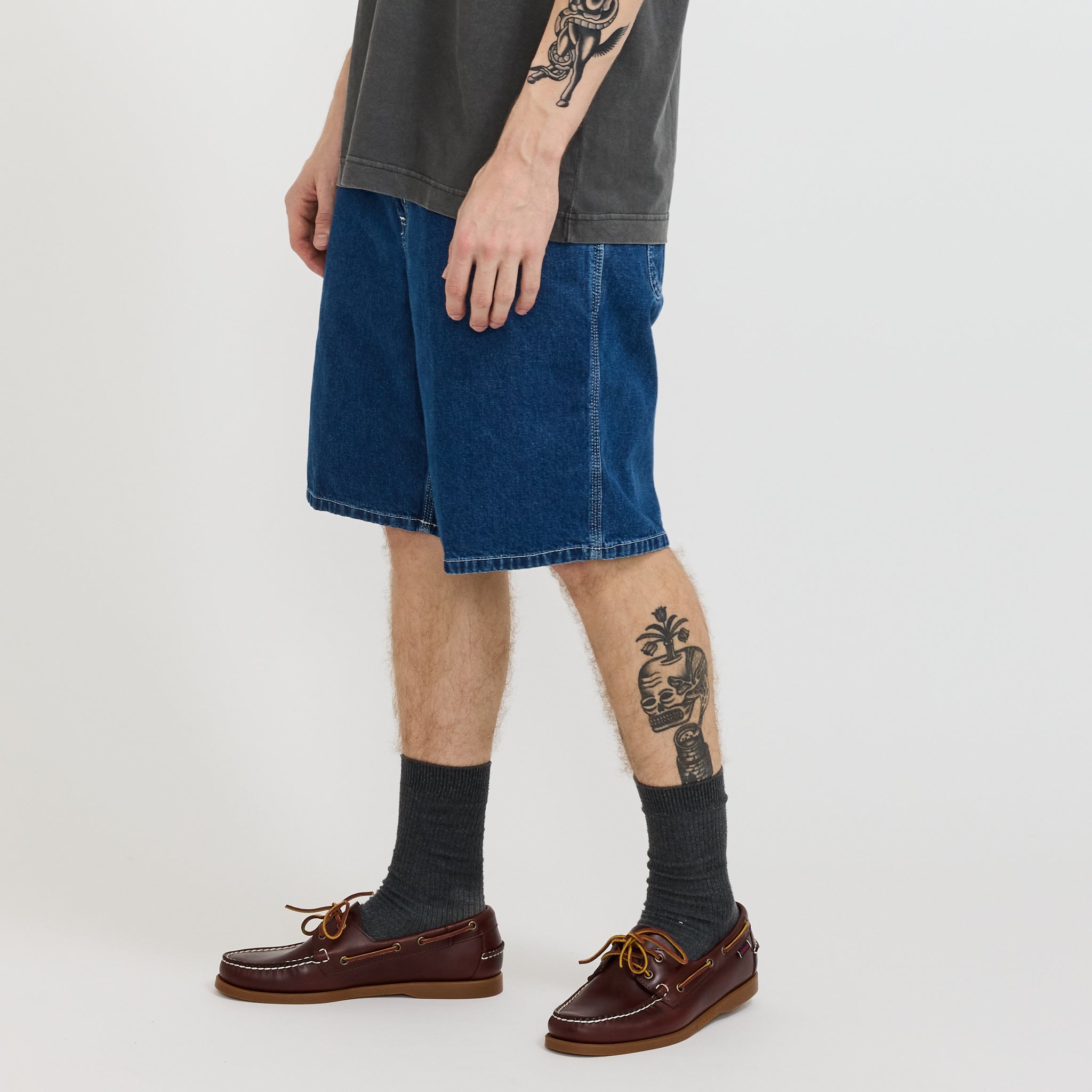 Carhartt WIP | Simple Short Blue Stone Washed | Maplestore