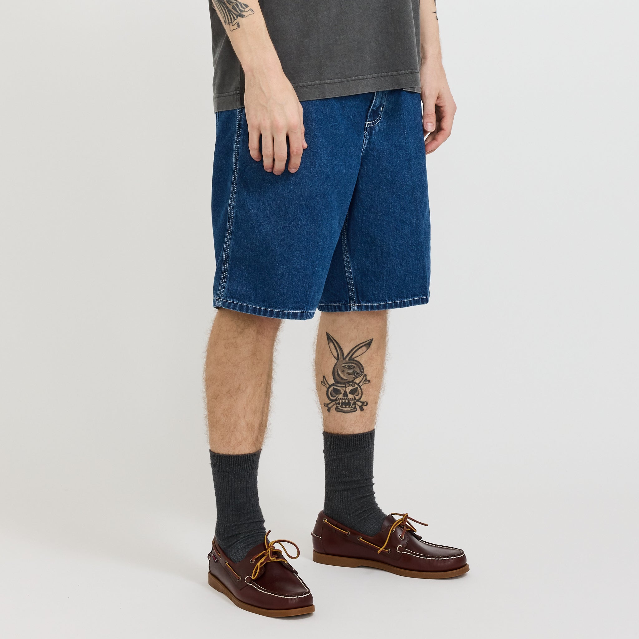 Carhartt WIP | Simple Short Blue Stone Washed | Maplestore