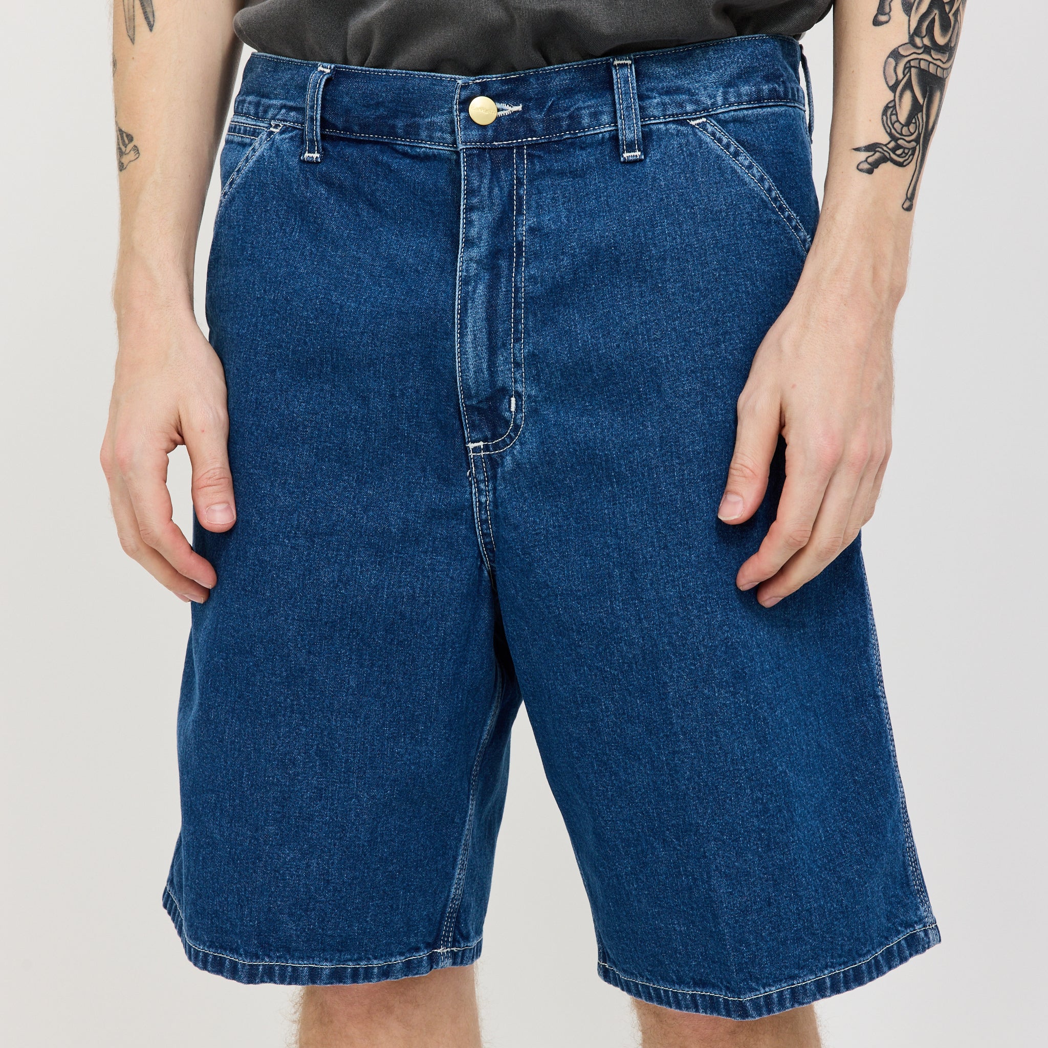 Carhartt WIP | Simple Short Blue Stone Washed | Maplestore