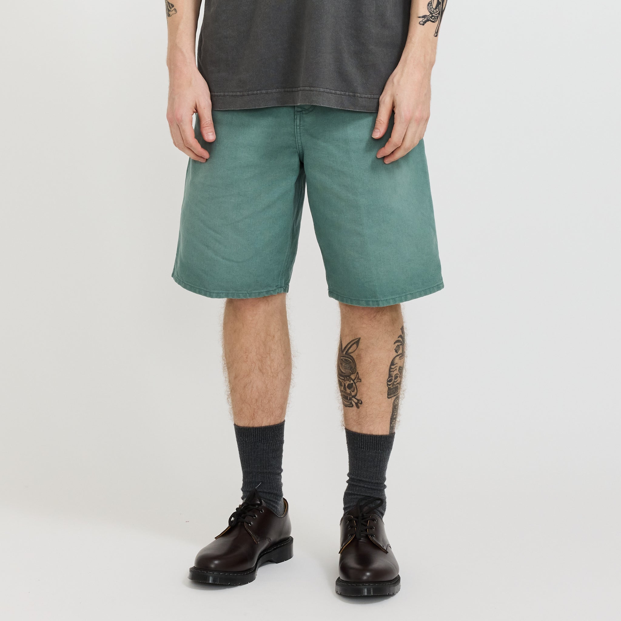 Carhartt WIP | Single Knee Short Silver Pine | Maplestore