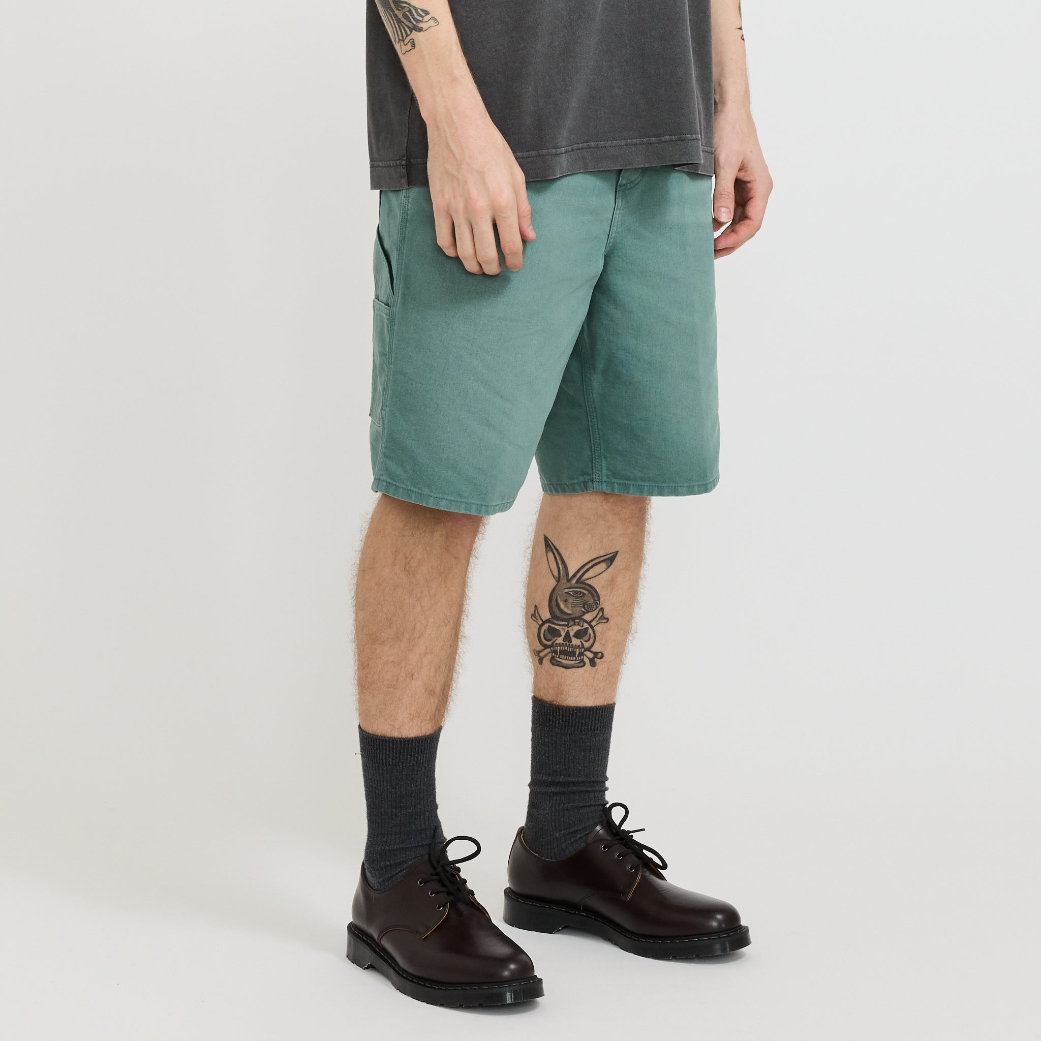 Carhartt WIP | Single Knee Short Silver Pine | Maplestore