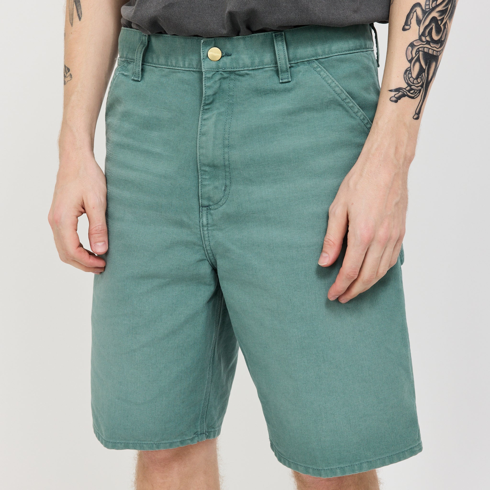Carhartt WIP | Single Knee Short Silver Pine | Maplestore