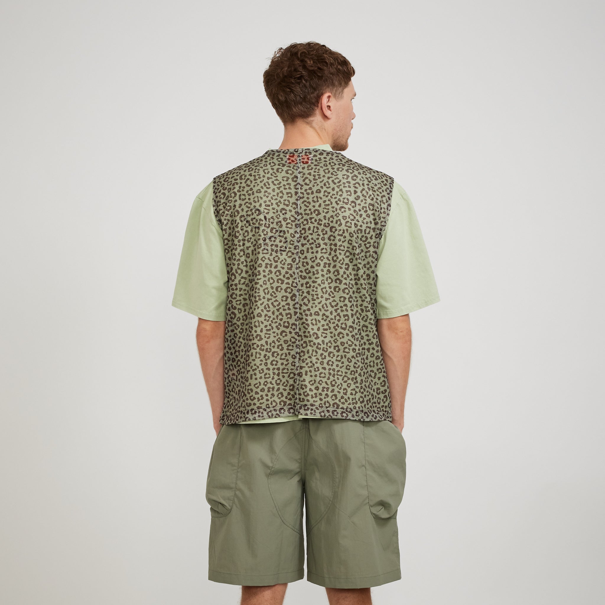 Checks | Cheetah Mesh Vest Olive | Maplestore