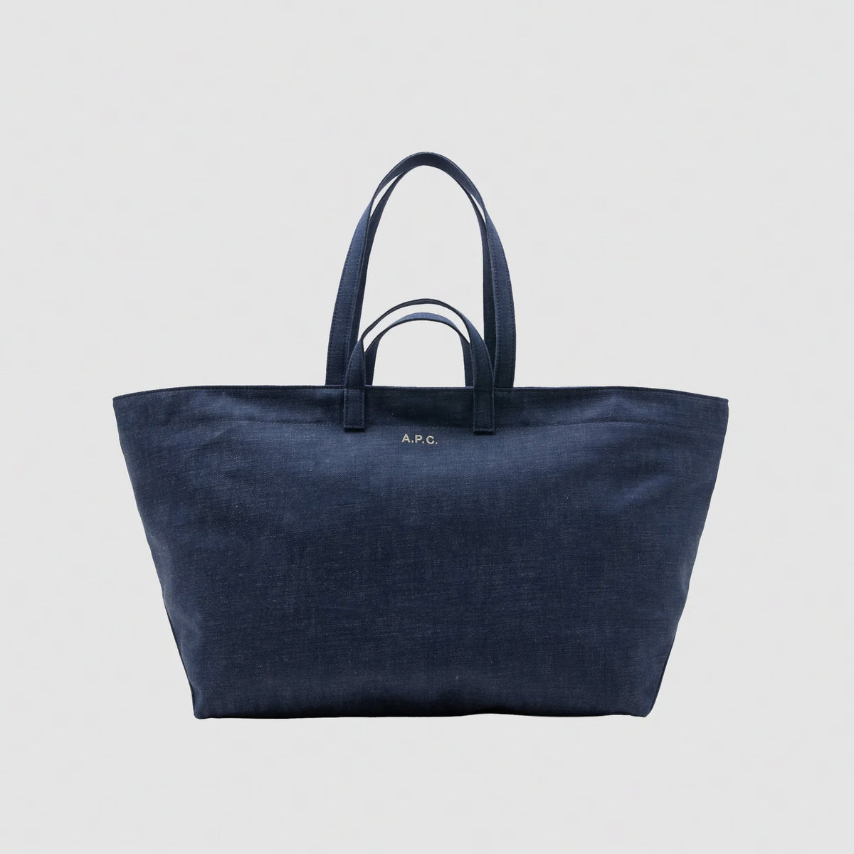 A.P.C. | Le Drummer Toile Large Tote Bag Indigo | Maplestore
