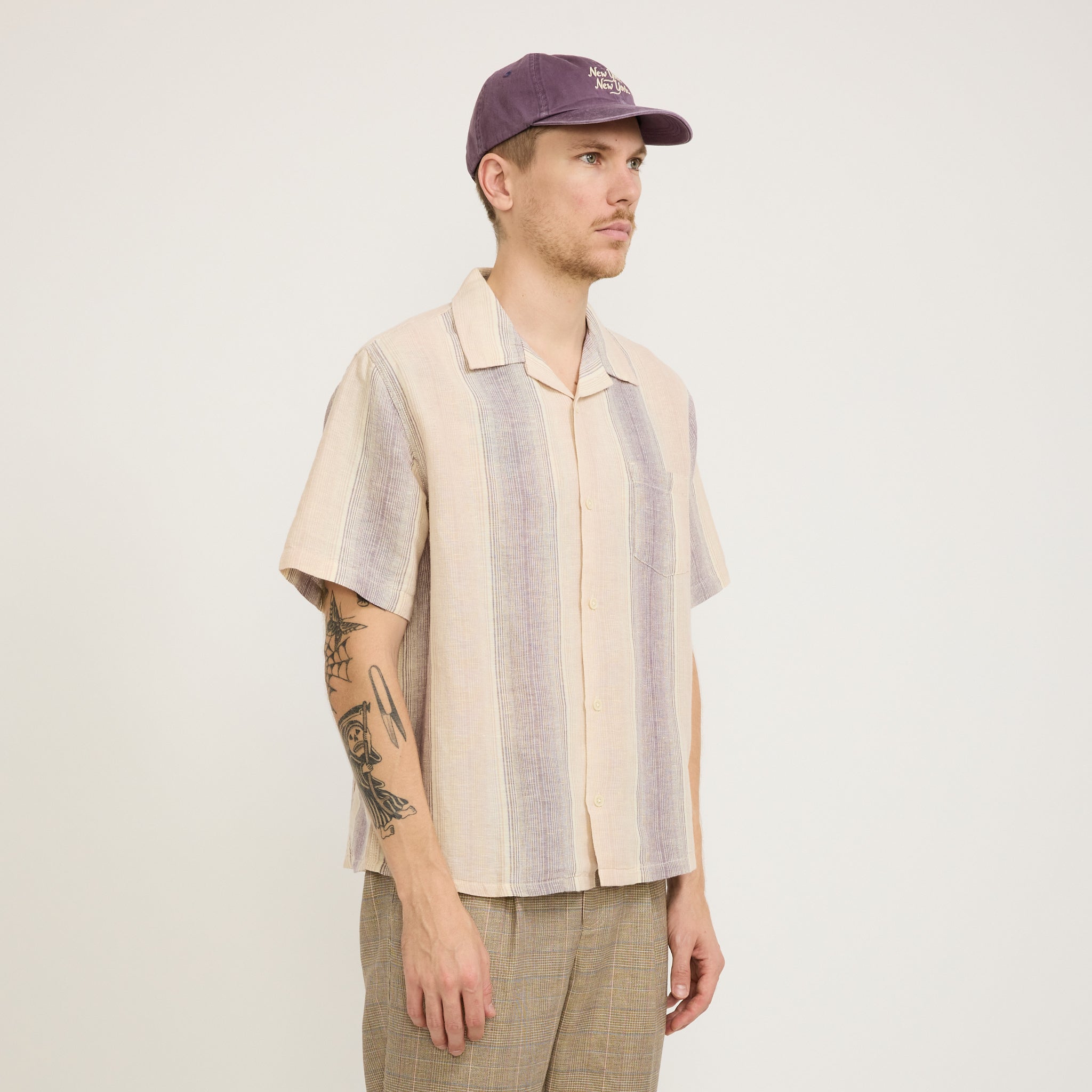 NY NY Script Hat Purple
