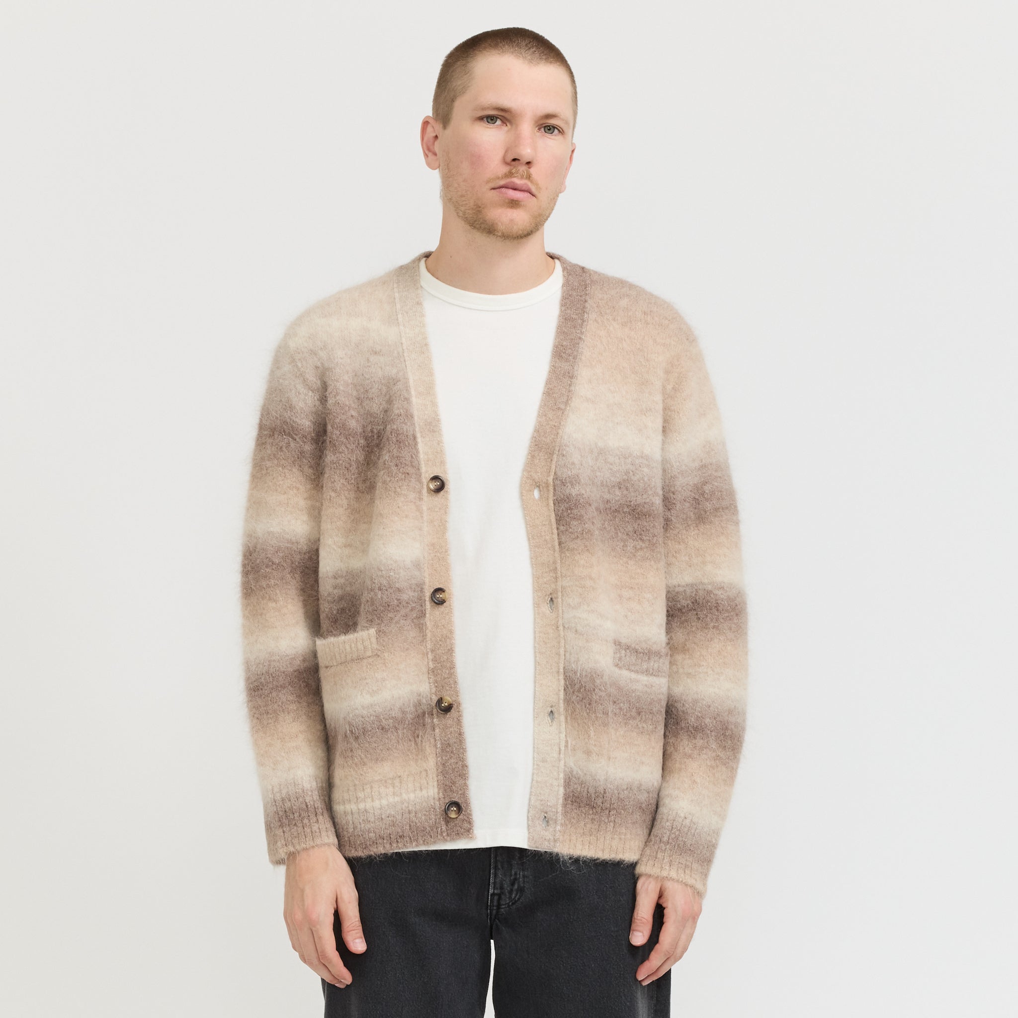 Ombre Cardigan Natural