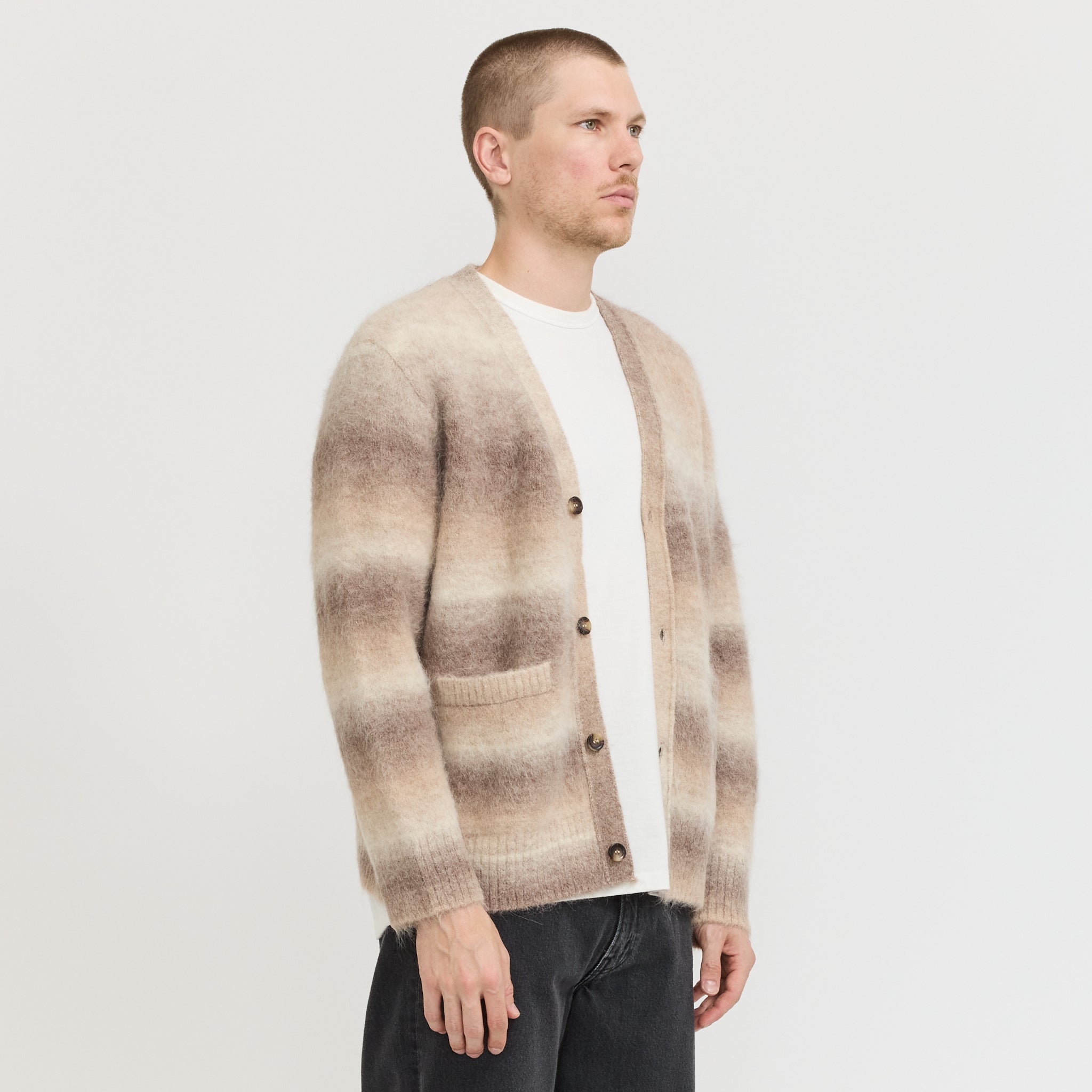 Ombre Cardigan Natural