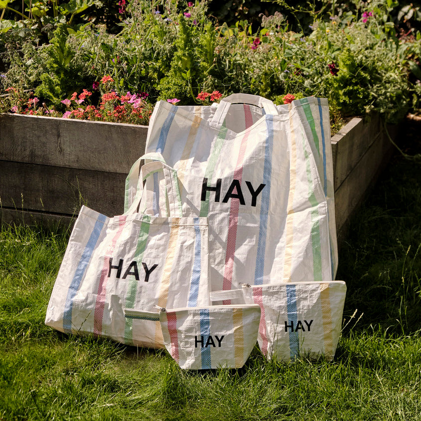 HAY | Candy Stripe Wash Bag Medium Multi | Maplestore