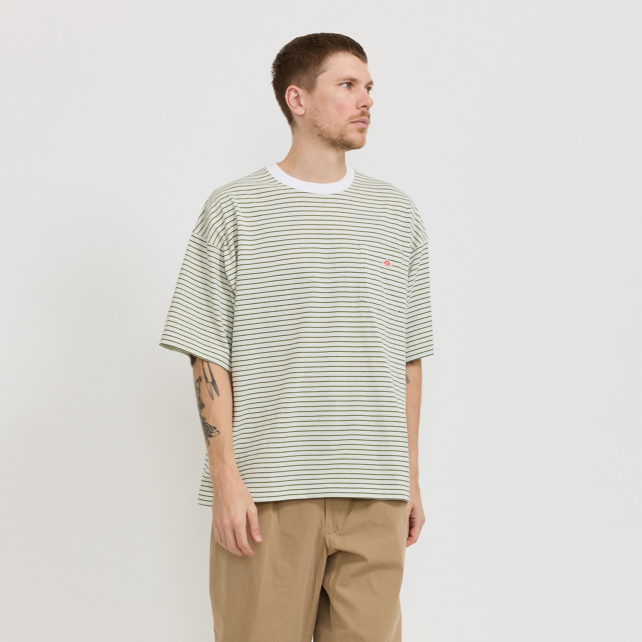 Big T-Shirt Yellow/Grey Multi