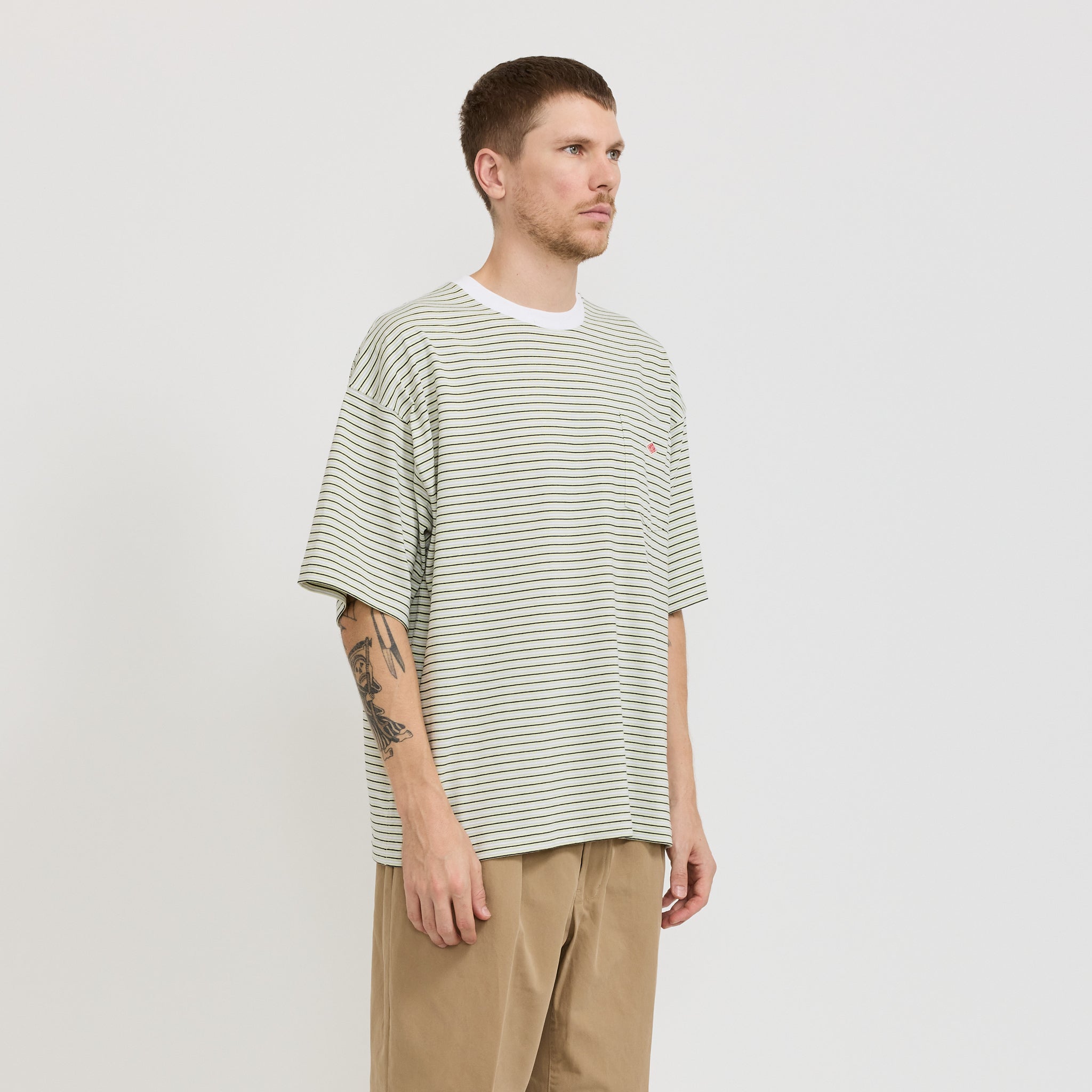 Big T-Shirt Yellow/Grey Multi