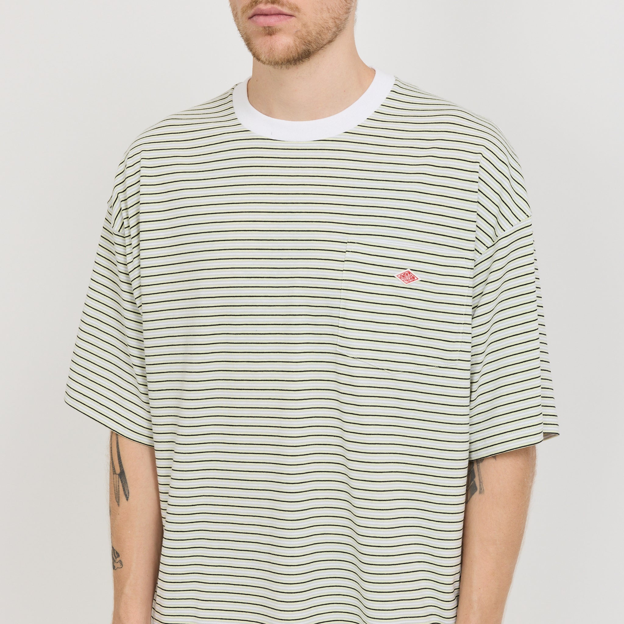 Big T-Shirt Yellow/Grey Multi