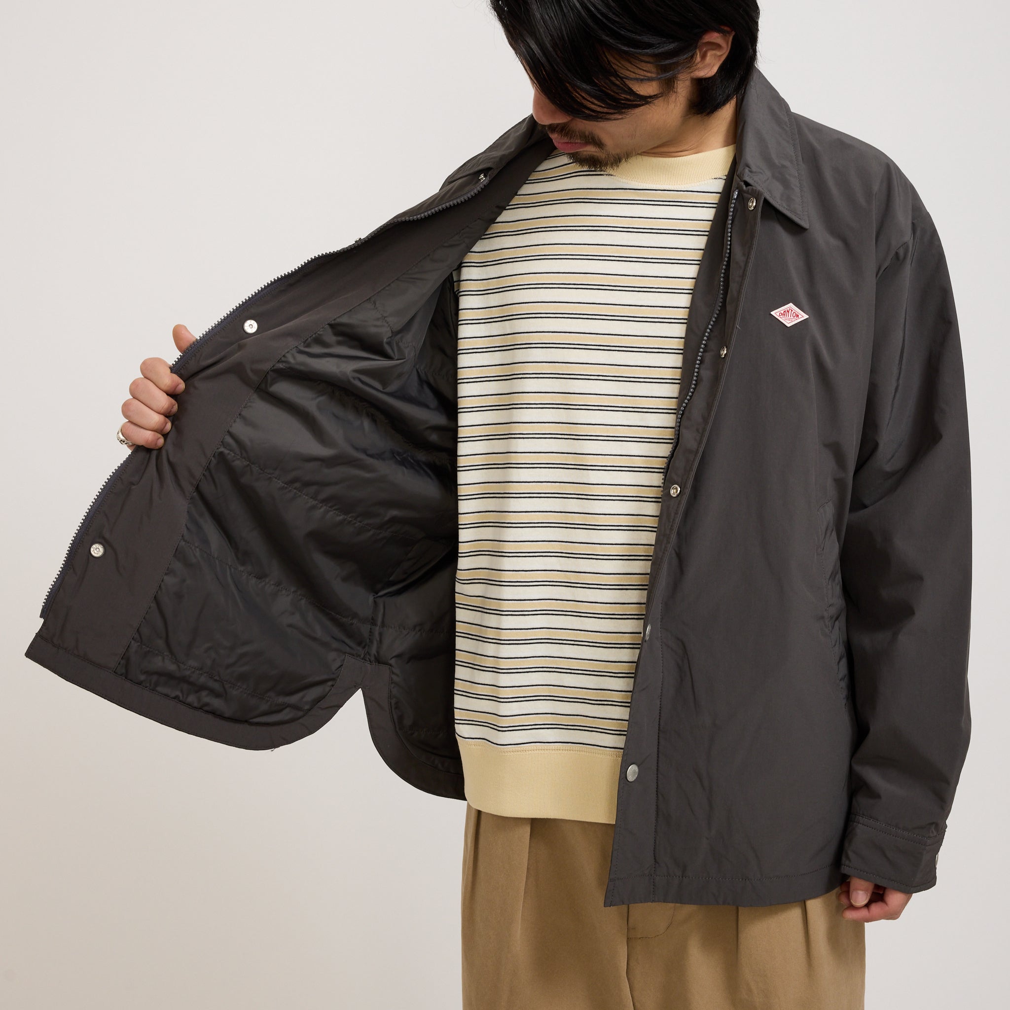 Danton | Coach Jacket Charcoal | Maplestore