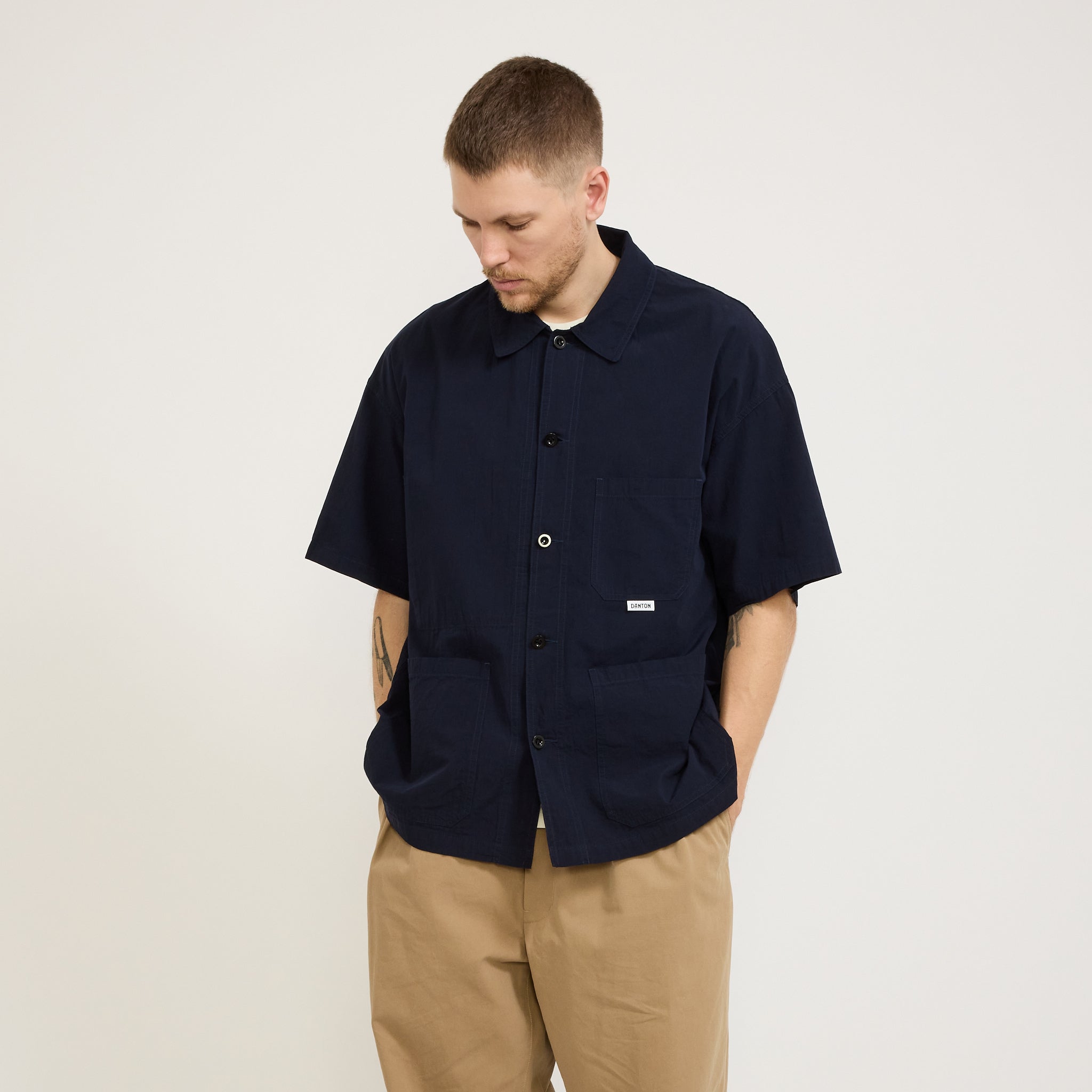Coveralls Short Sleeve Shirt Navy