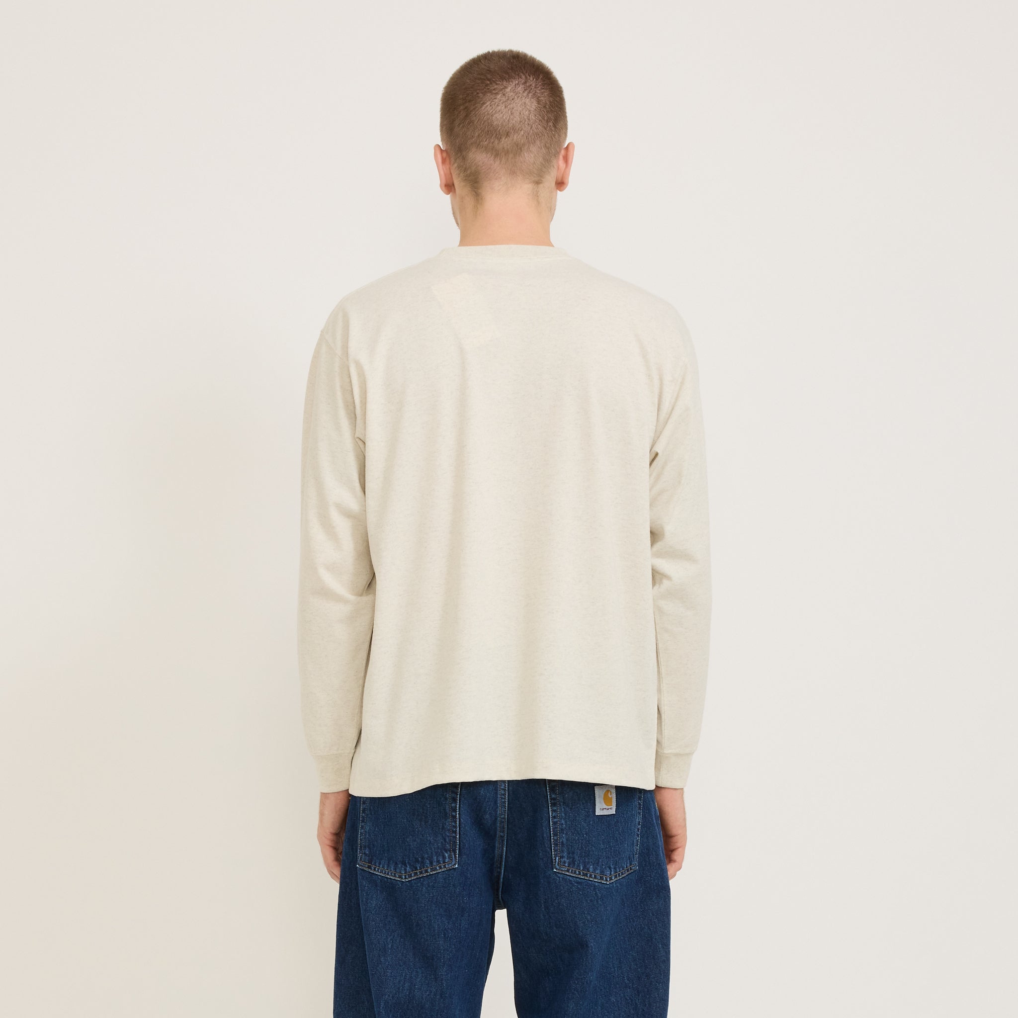 Long Sleeve T-Shirt Heather Ivory