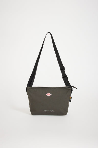 Danton | Montsouris Shoulder Bag Cordura Canvas Dark Grey | Maplestore