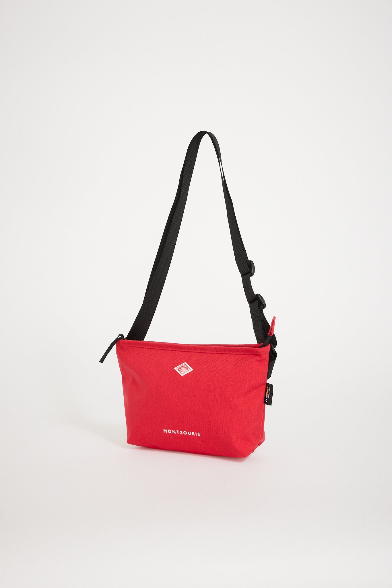 Danton | Montsouris Shoulder Bag Cordura Canvas Carmine Red | Maplestore