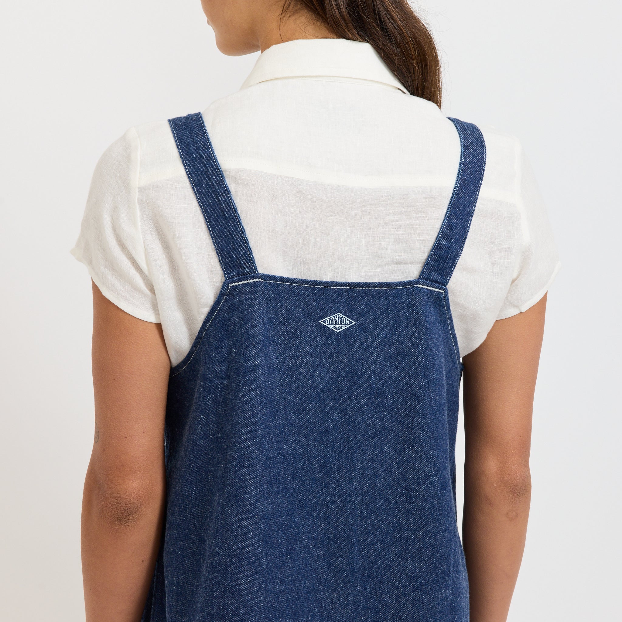 Danton | Overall Skirt Indigo | Maplestore