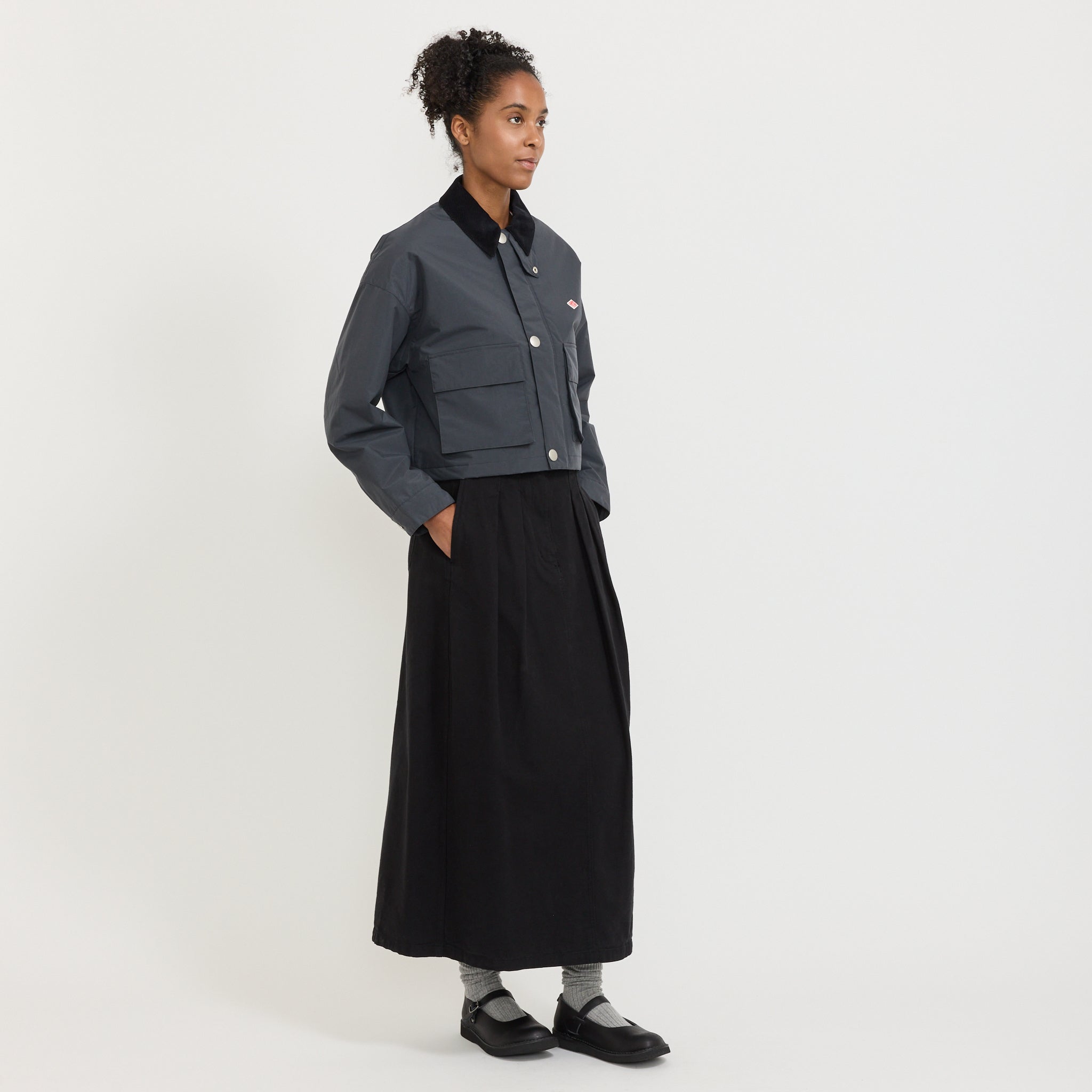 Short Jacket Charcoal