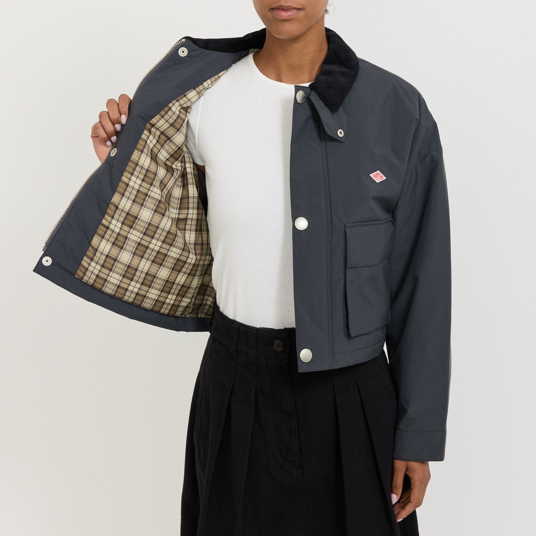 Short Jacket Charcoal