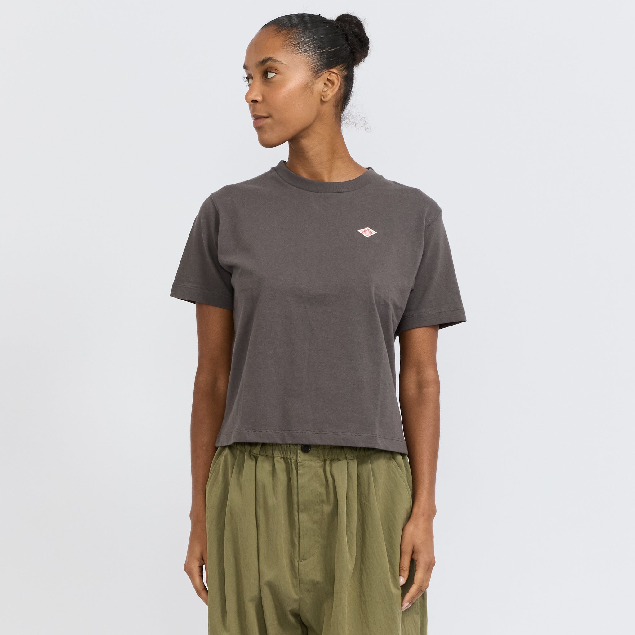 Womens Short T-Shirt Coal Grey