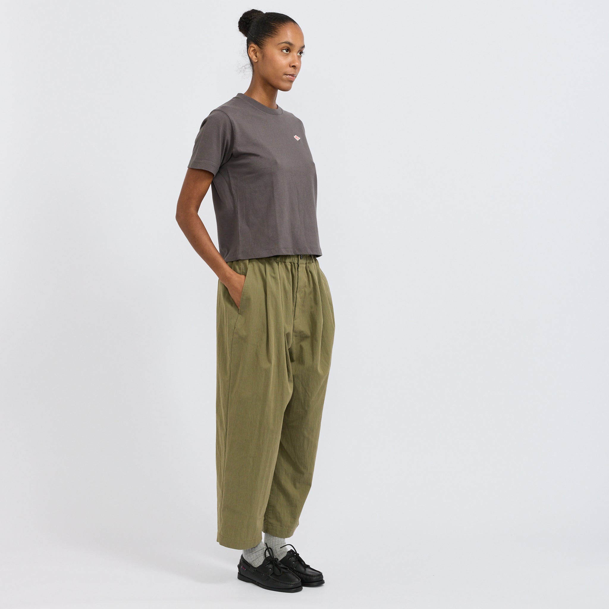 Womens Short T-Shirt Coal Grey