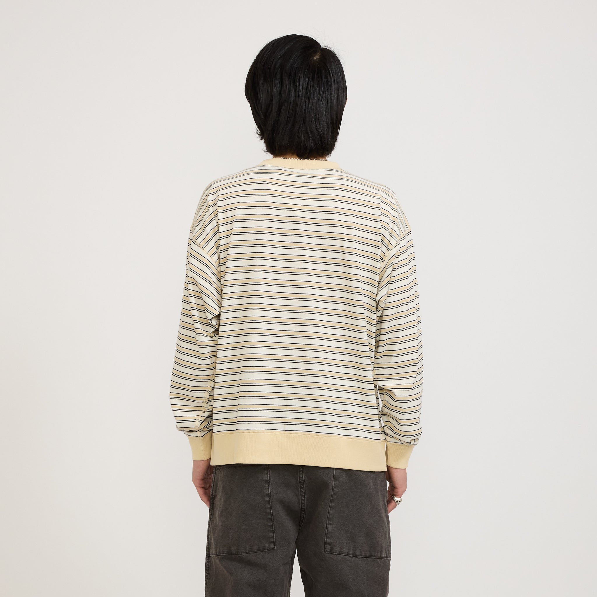 Danton | Sweat T-Shirt Ecru/Beige Multi | Maplestore