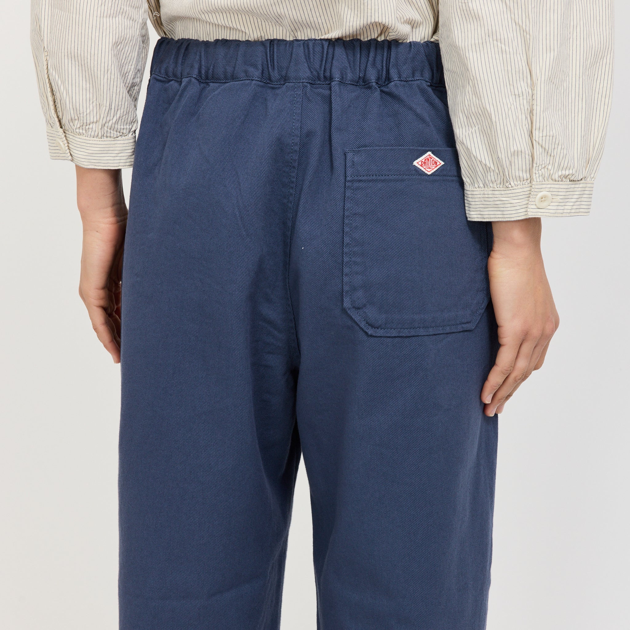 Tuck Easy Pants Heavy Twill Blue