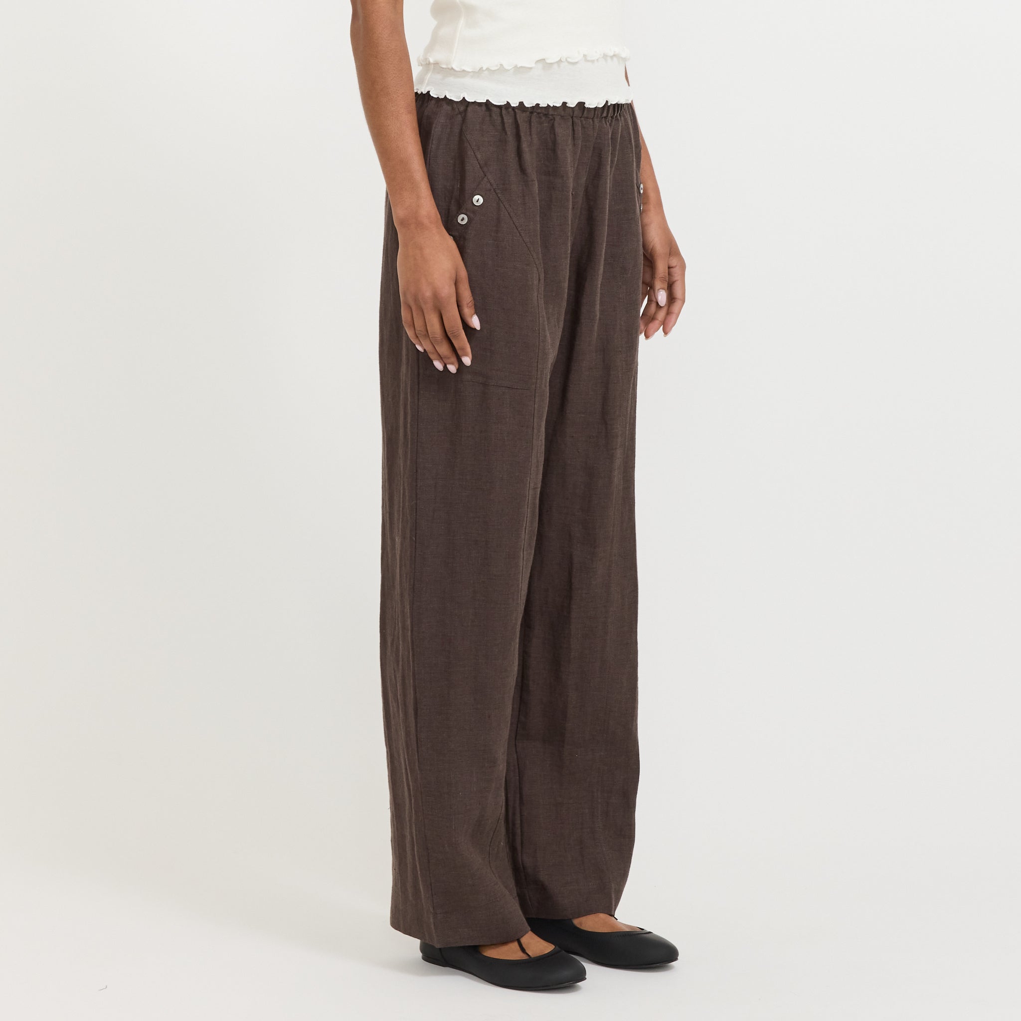 Angle Pocket Pant Bark