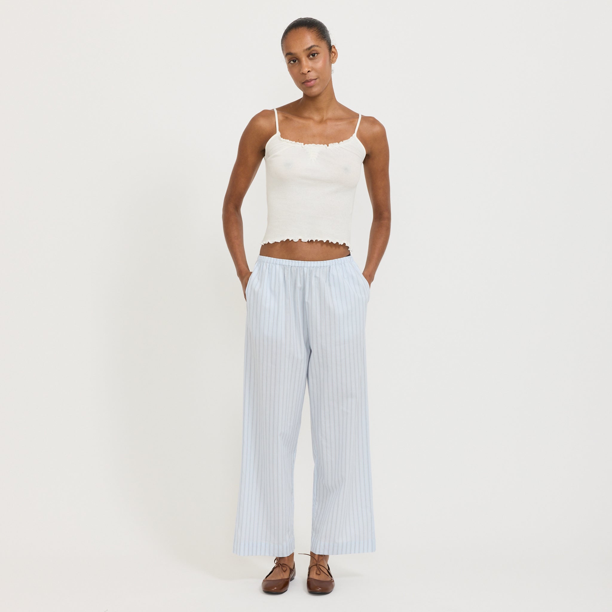 Ease Trouser Mineral Stripe