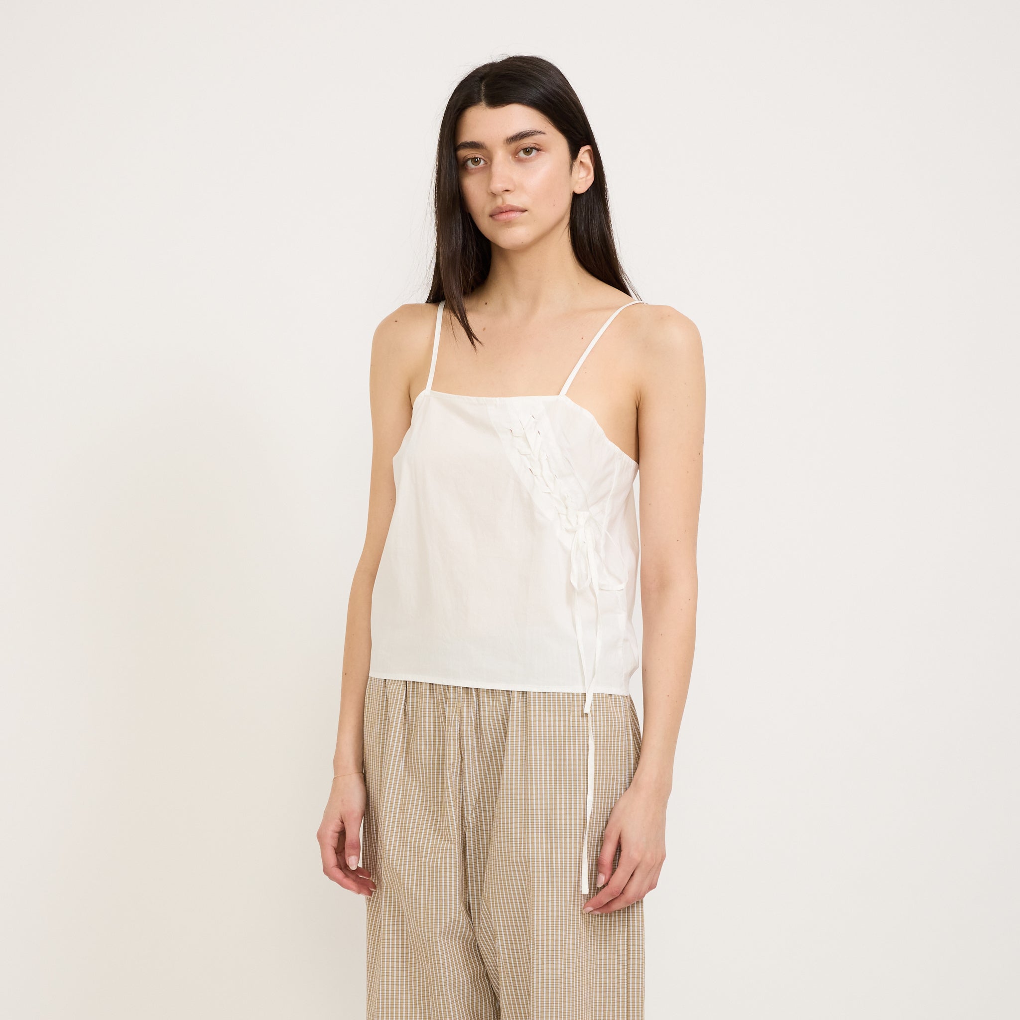 Deiji Studios | Eyelet Top White | Maplestore