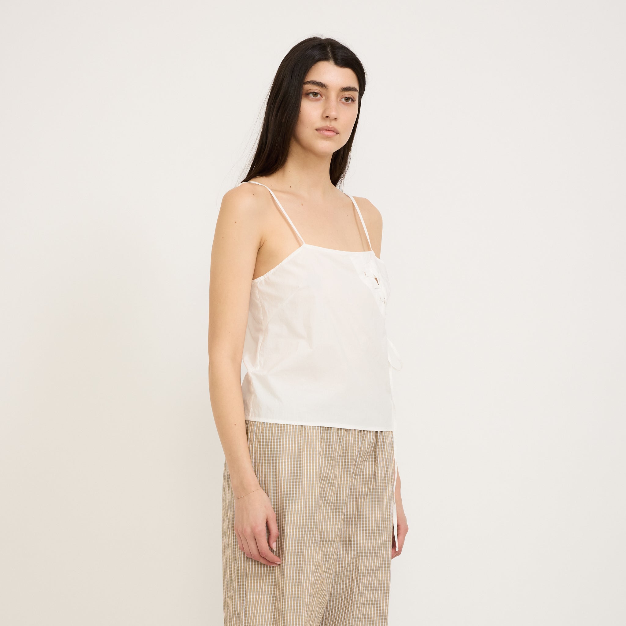Deiji Studios | Eyelet Top White | Maplestore