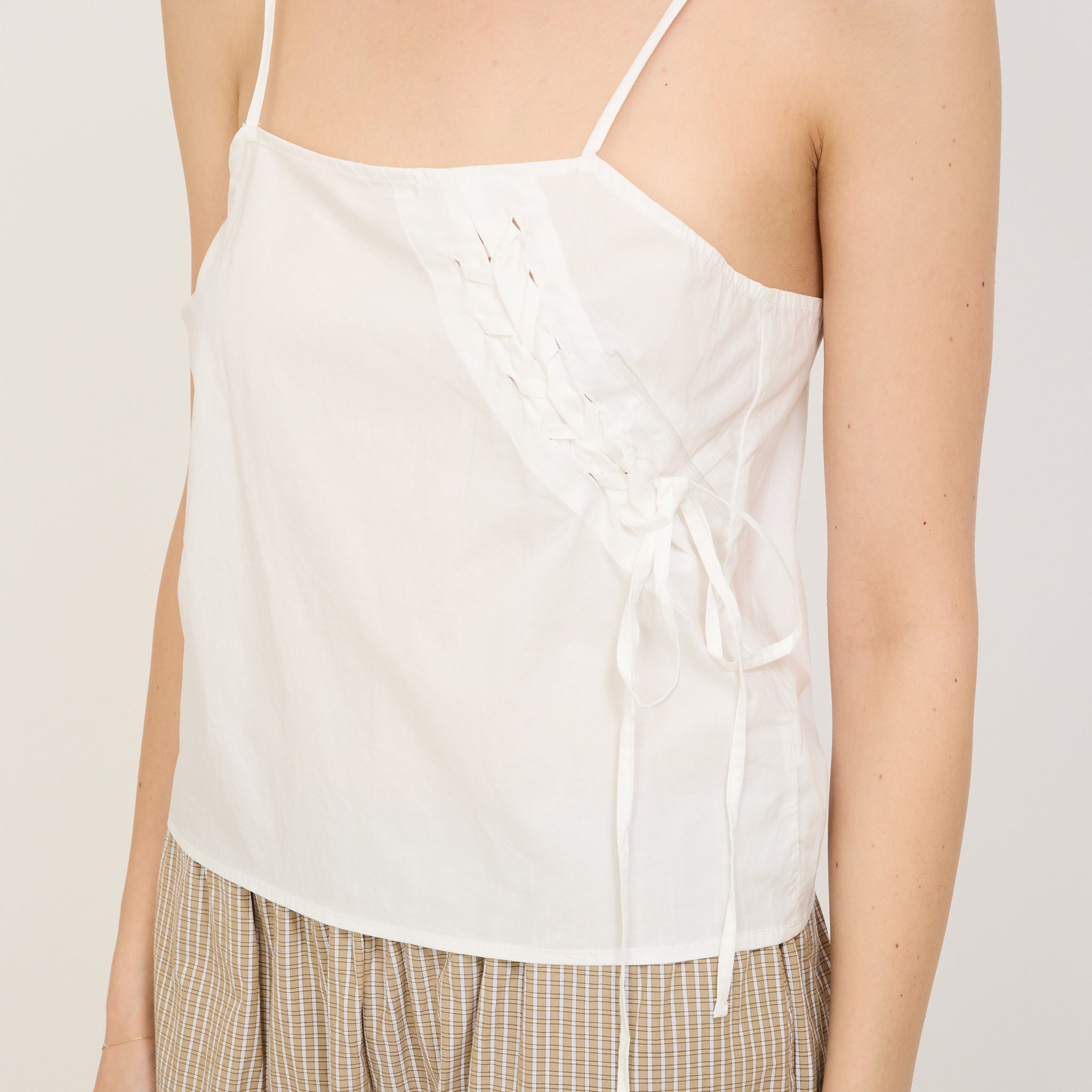 Deiji Studios | Eyelet Top White | Maplestore
