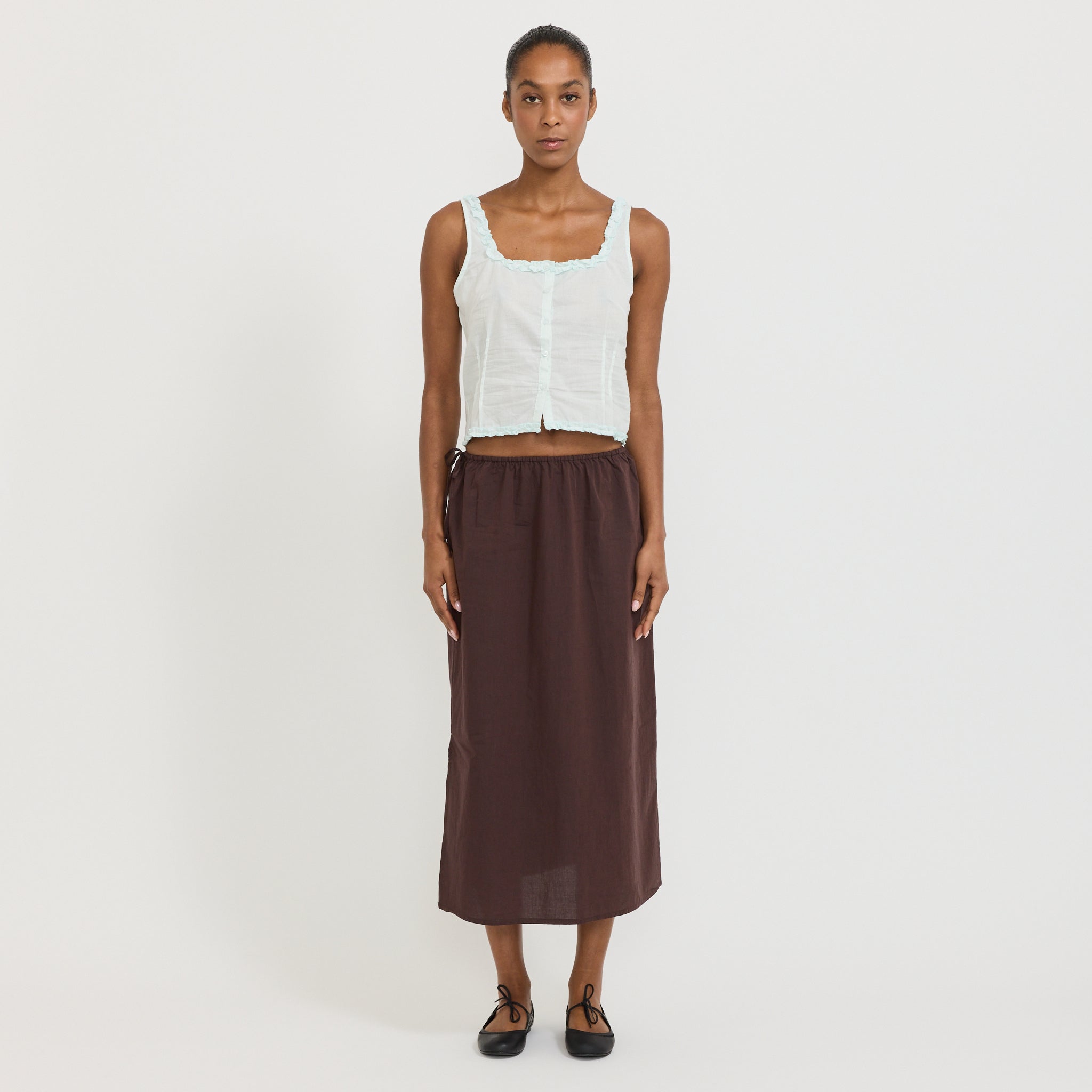 Mid Day Skirt Umber