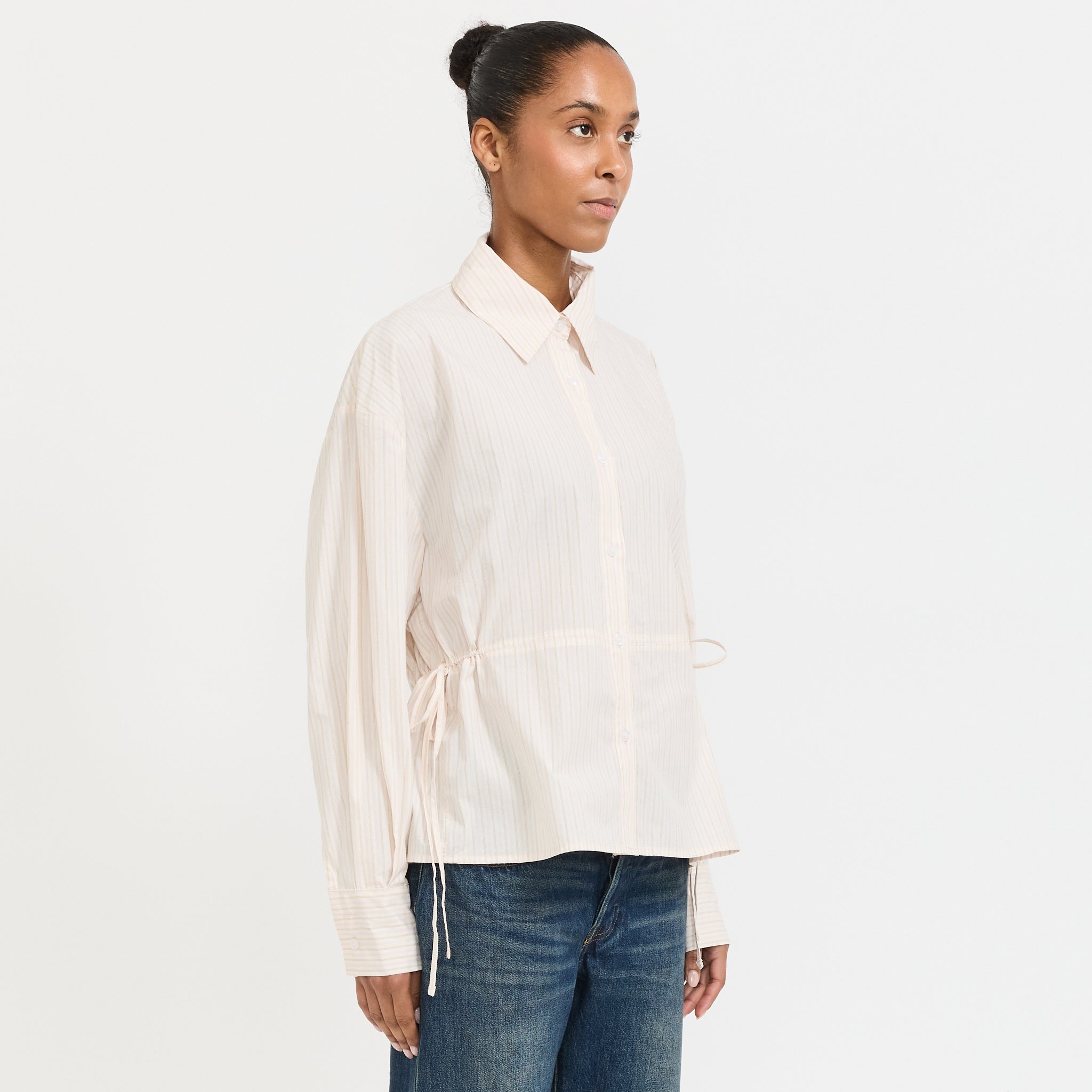 Deiji Studios | Room Shirt Dusty Stripe | Maplestore