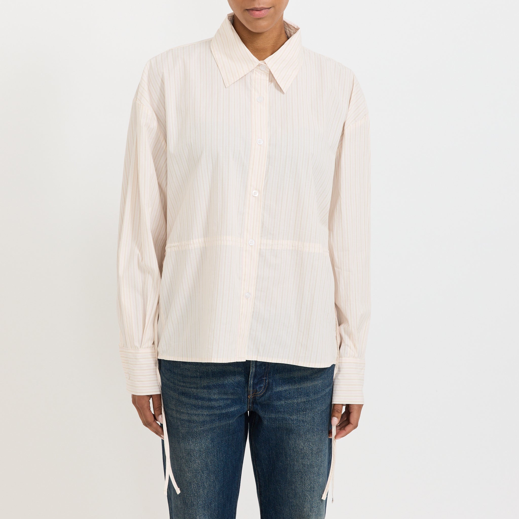 Deiji Studios | Room Shirt Dusty Stripe | Maplestore