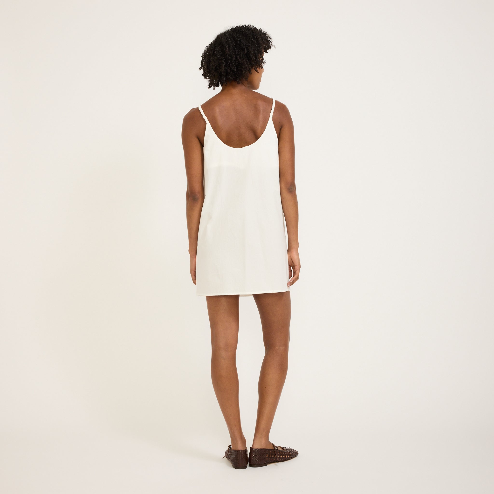 Deiji Studios | Double V Dress White | Maplestore