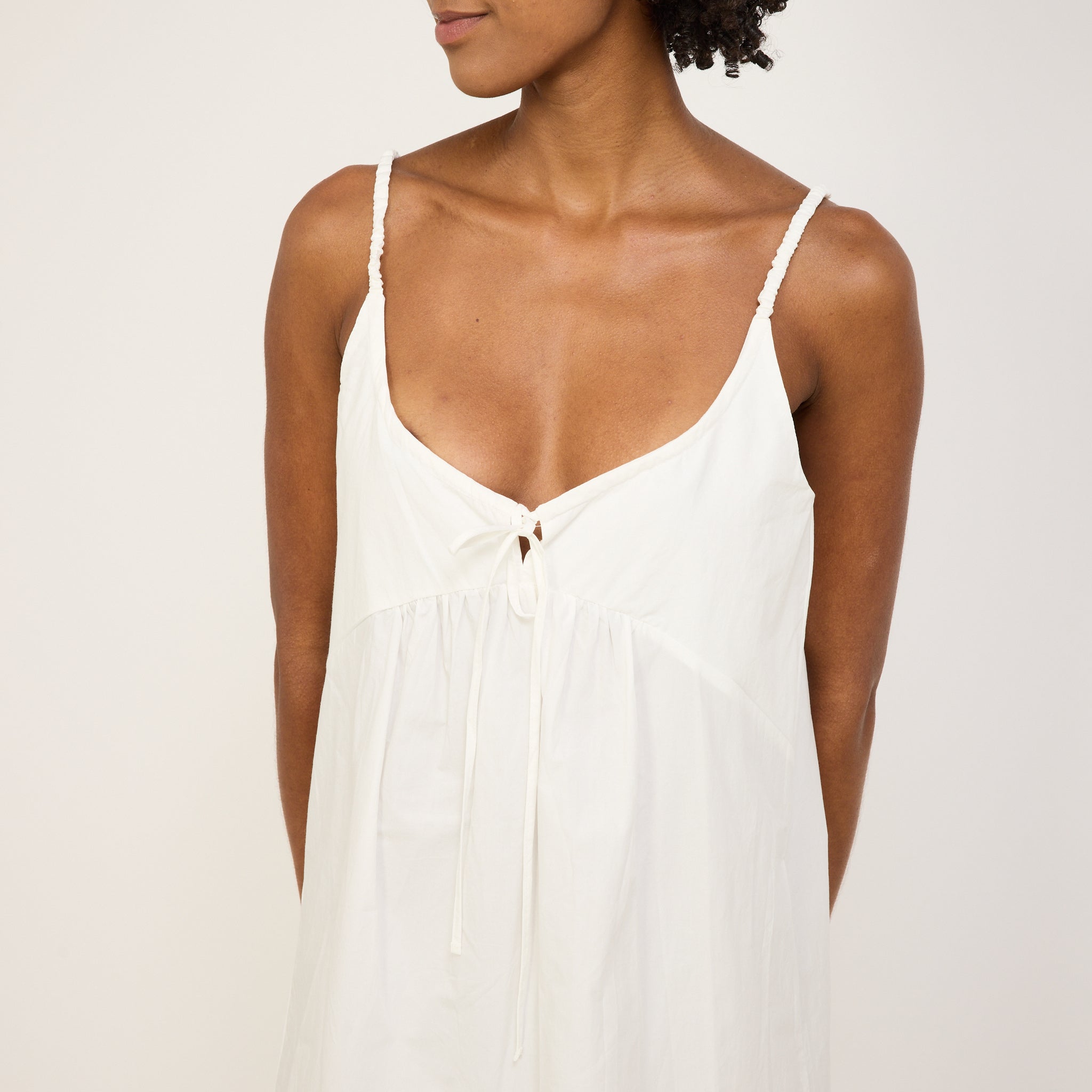 Deiji Studios | Double V Dress White | Maplestore