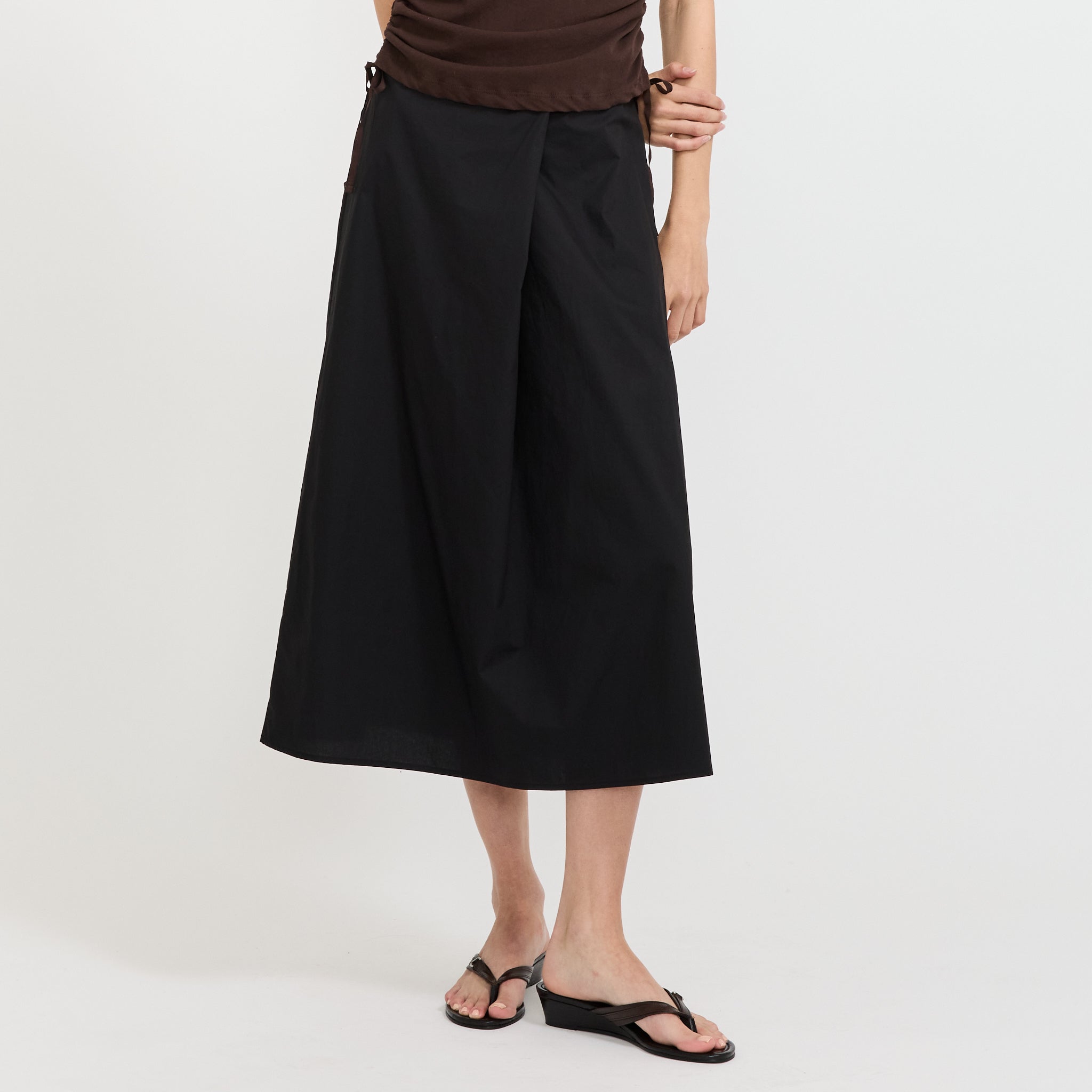 Wrap Skirt Black