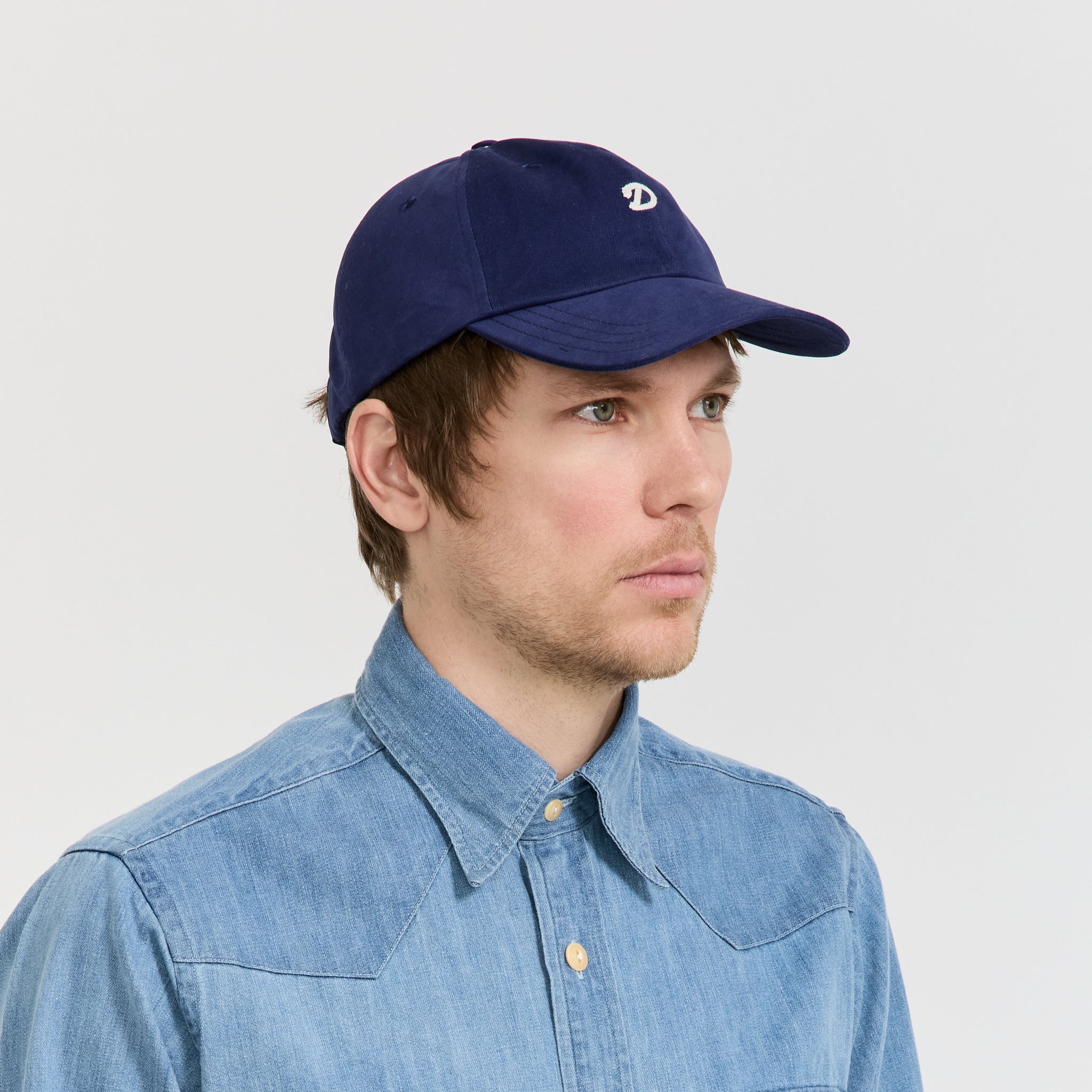 Chainstitched 'D' Cap Navy