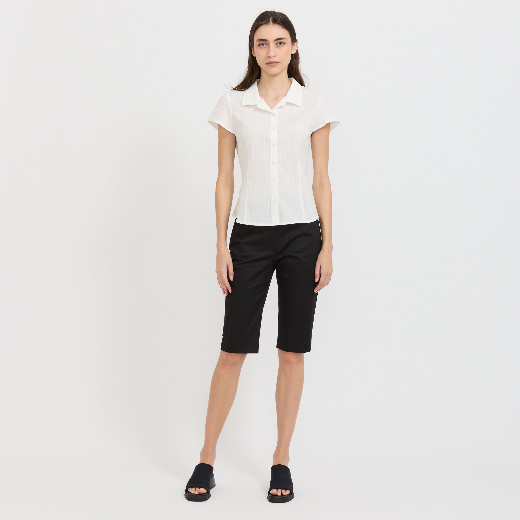 Slim Biker Shorts Black
