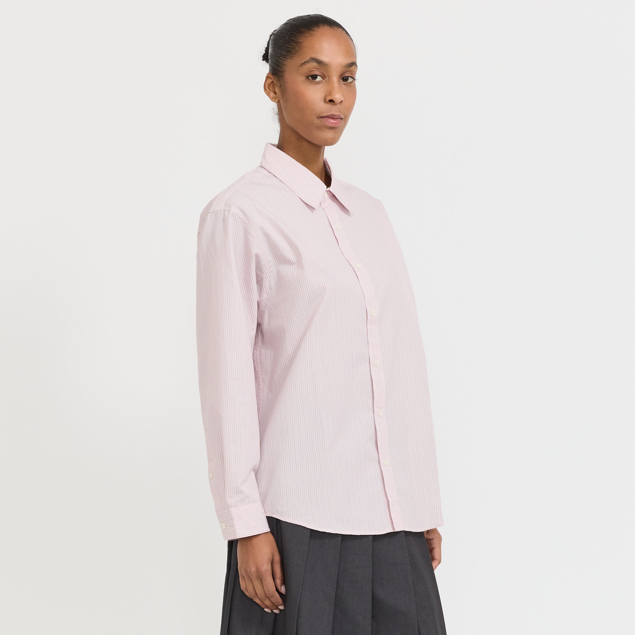 Dunst | Unisex Informal Shirt Soft Pink Stripe | Maplestore