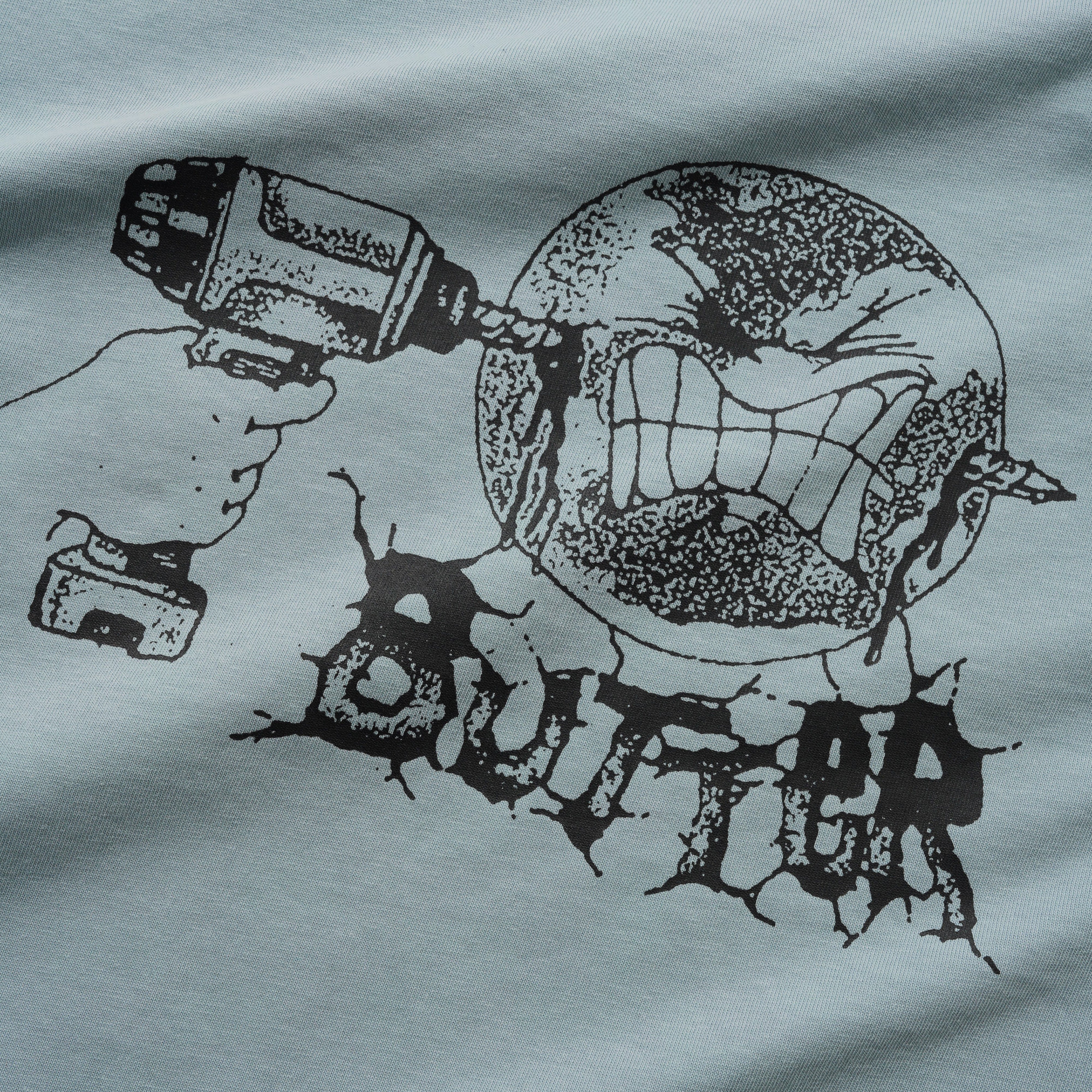 Butter Goods | Drill Tee Grey Blue | Maplestore