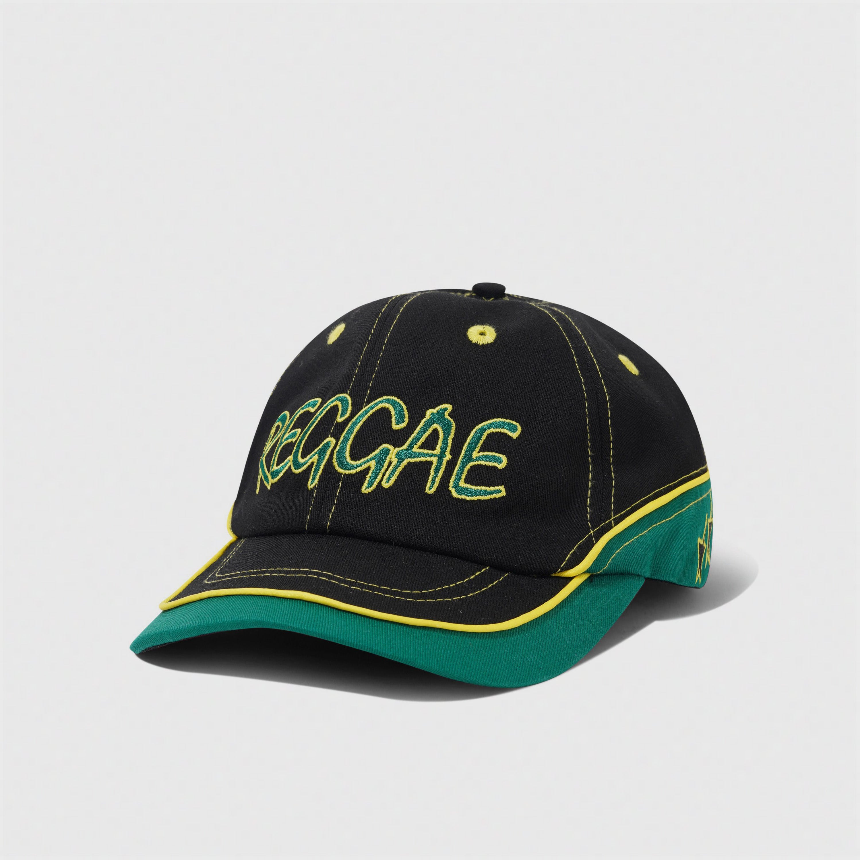Dub 6 Panel Cap Blue Black/Green