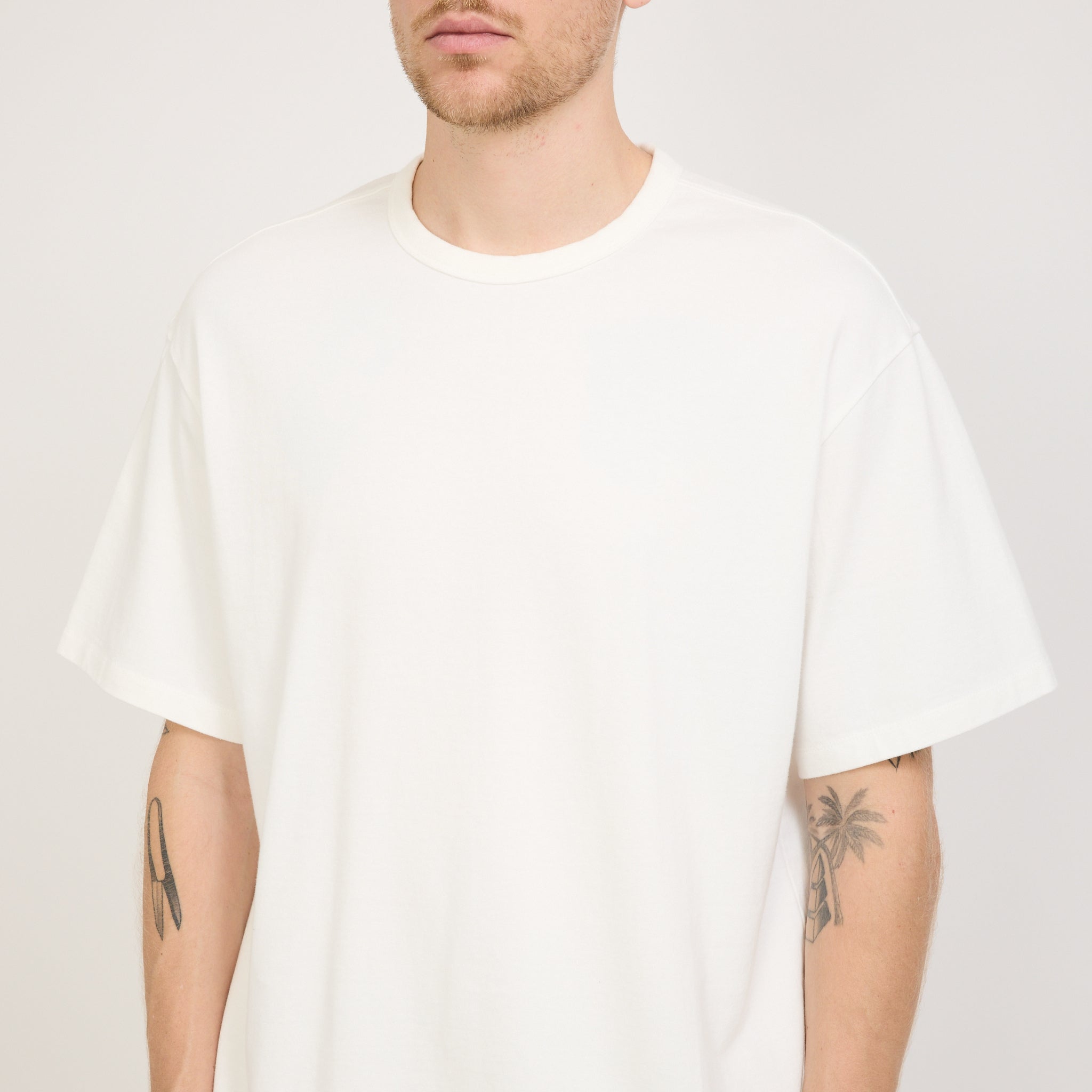 Eastlogue | Loose Fit T-Shirt Off White | Maplestore